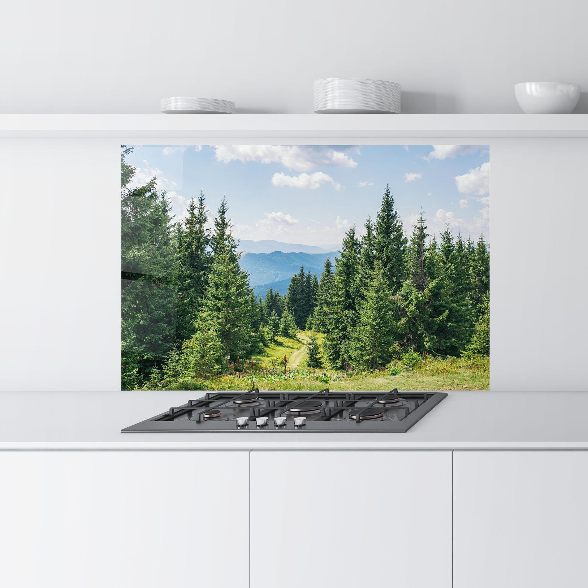 Panel Szklany do Kuchni Carpathian Mountain mockup 9