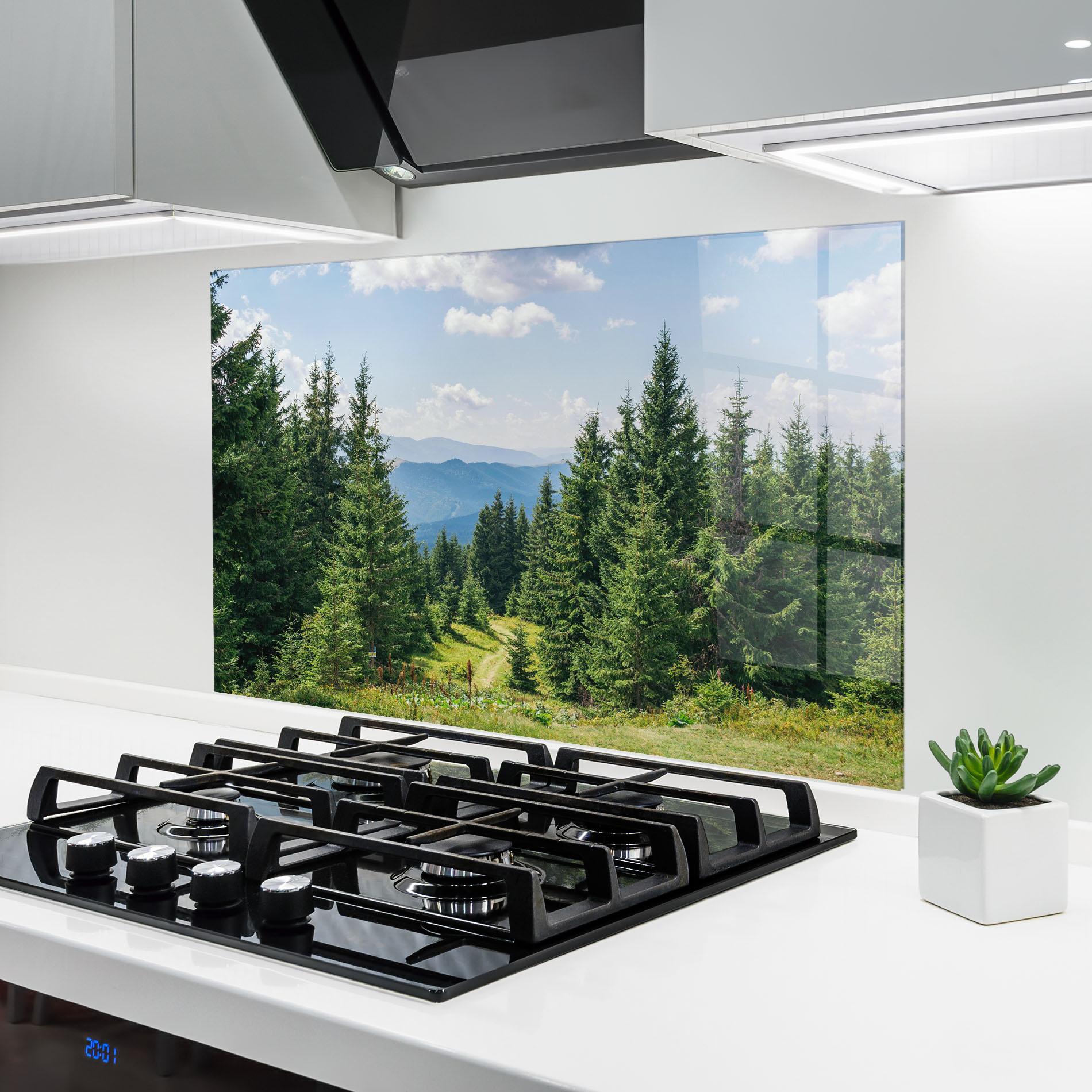 Panel Szklany do Kuchni Carpathian Mountain mockup 6