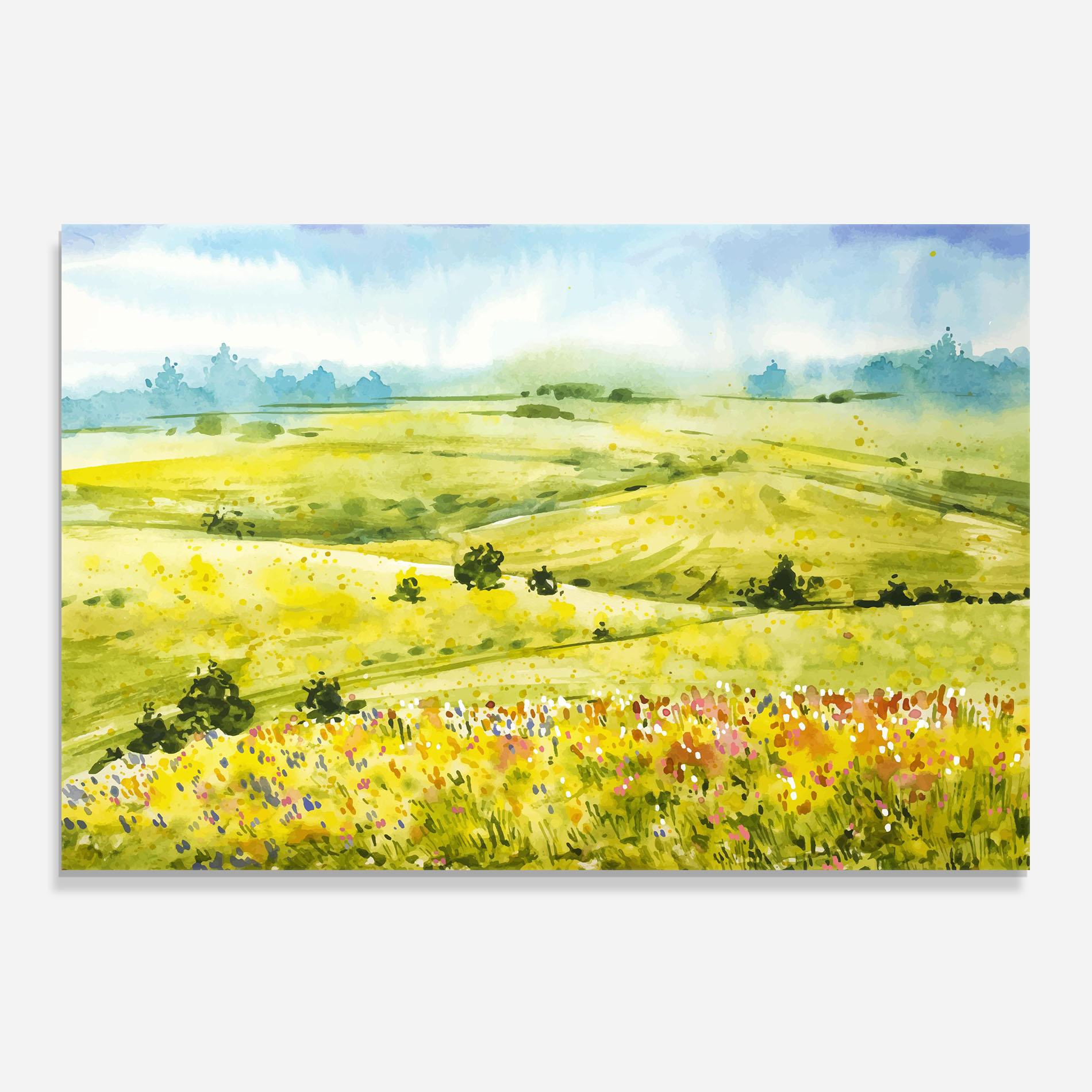 Panel Szklany do Kuchni Spring Art mockup 0