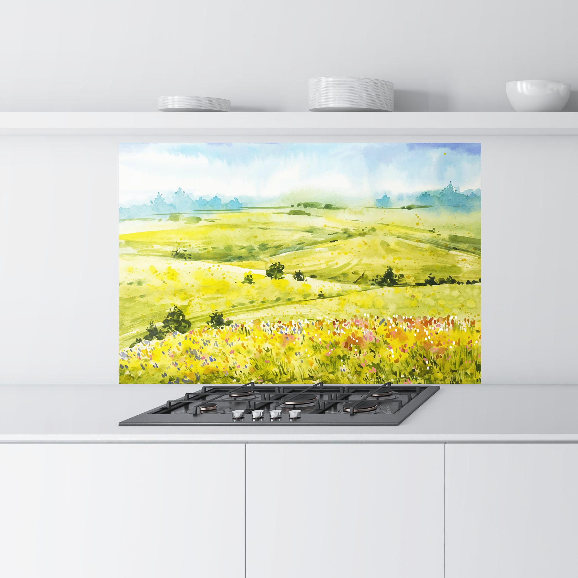 Panel Szklany do Kuchni Spring Art mockup 9