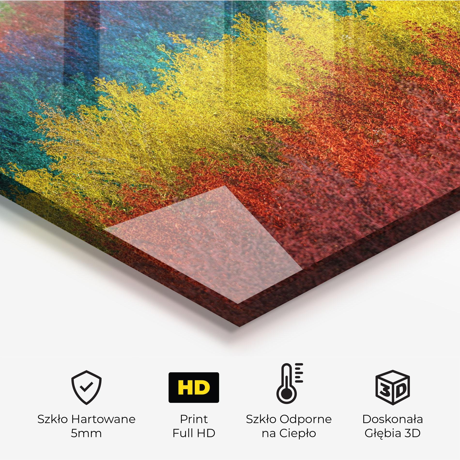 Panel Szklany do Kuchni Holding Spring Flowers mockup 2