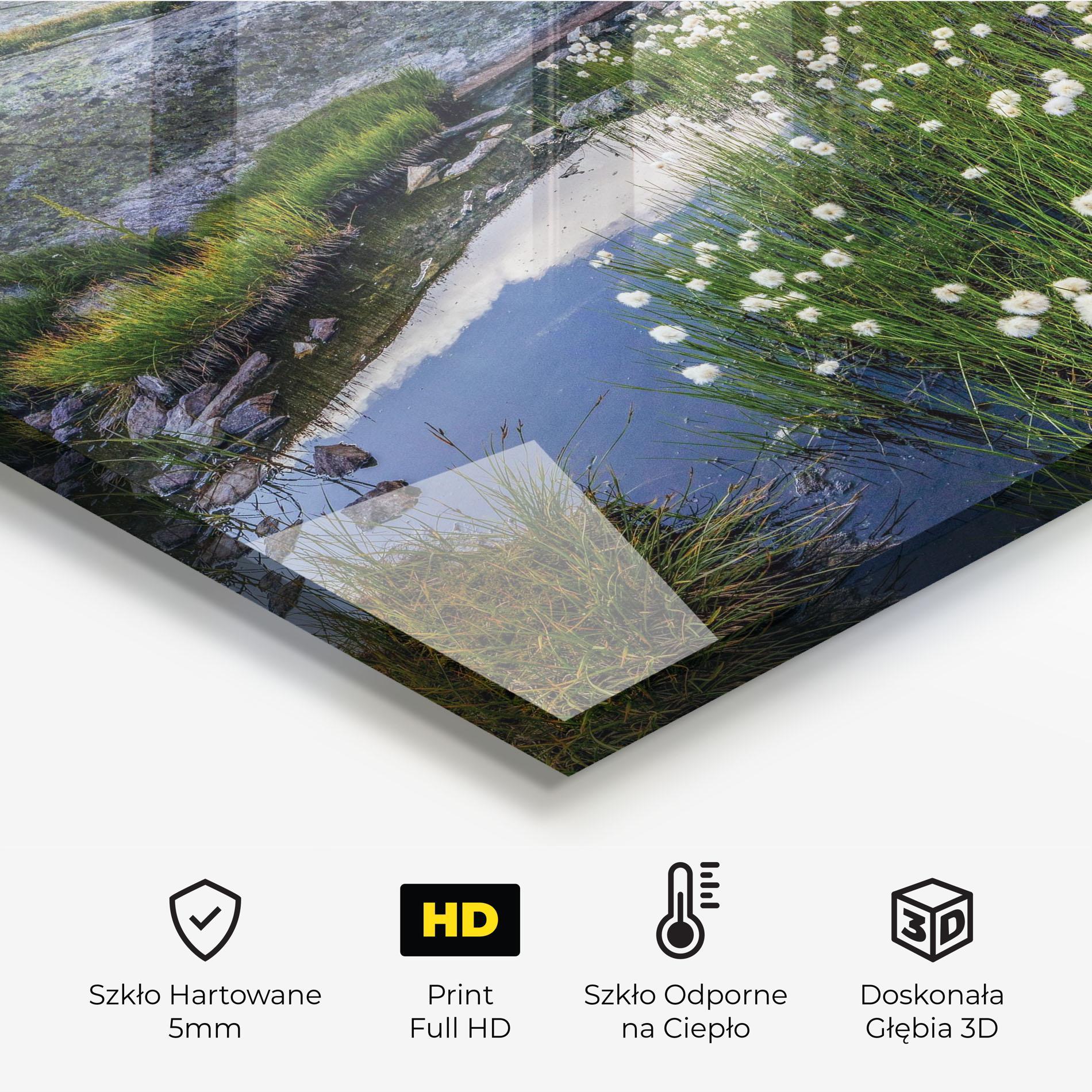 Panel Szklany do Kuchni Lake Spring View mockup 2