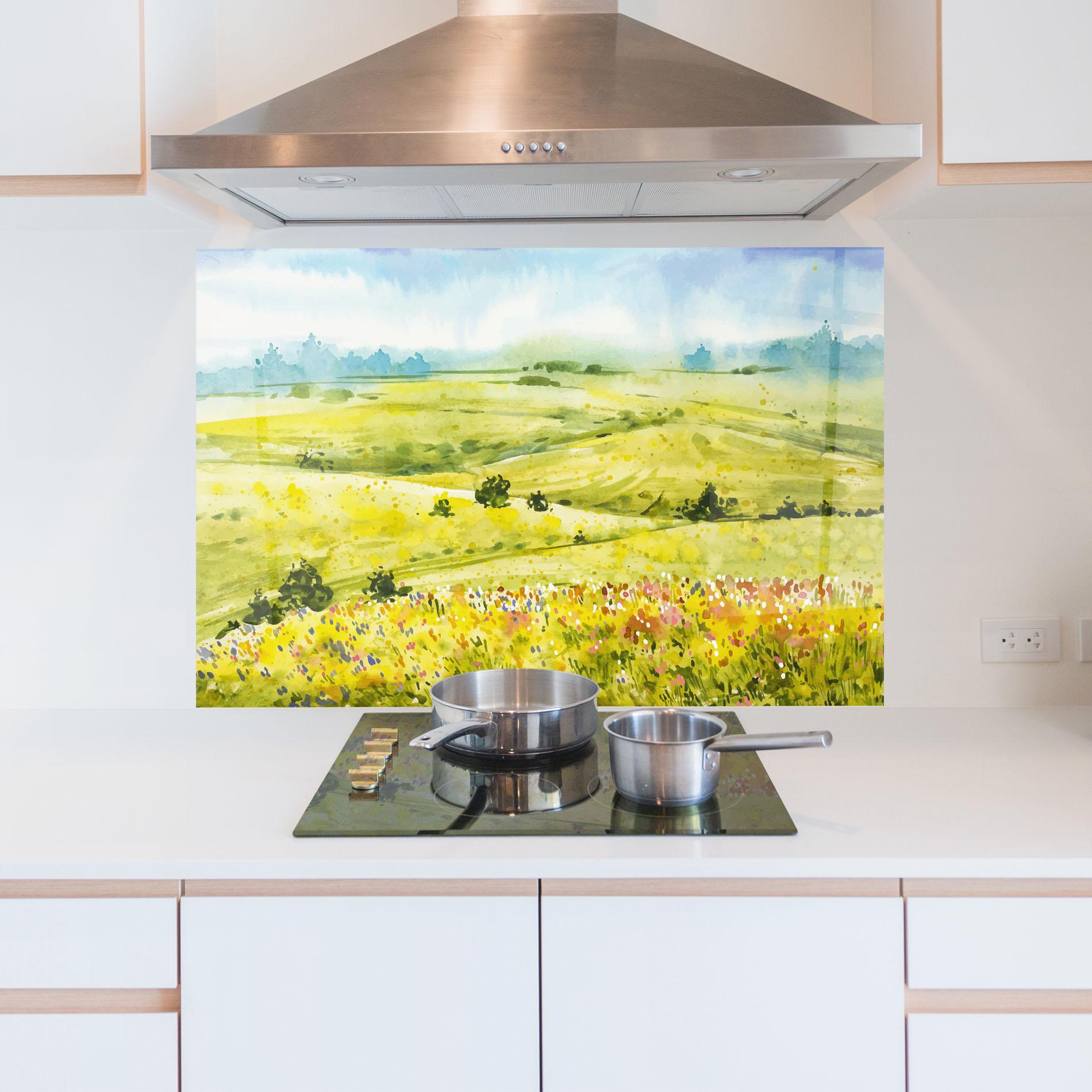 Panel Szklany do Kuchni Spring Art mockup 5