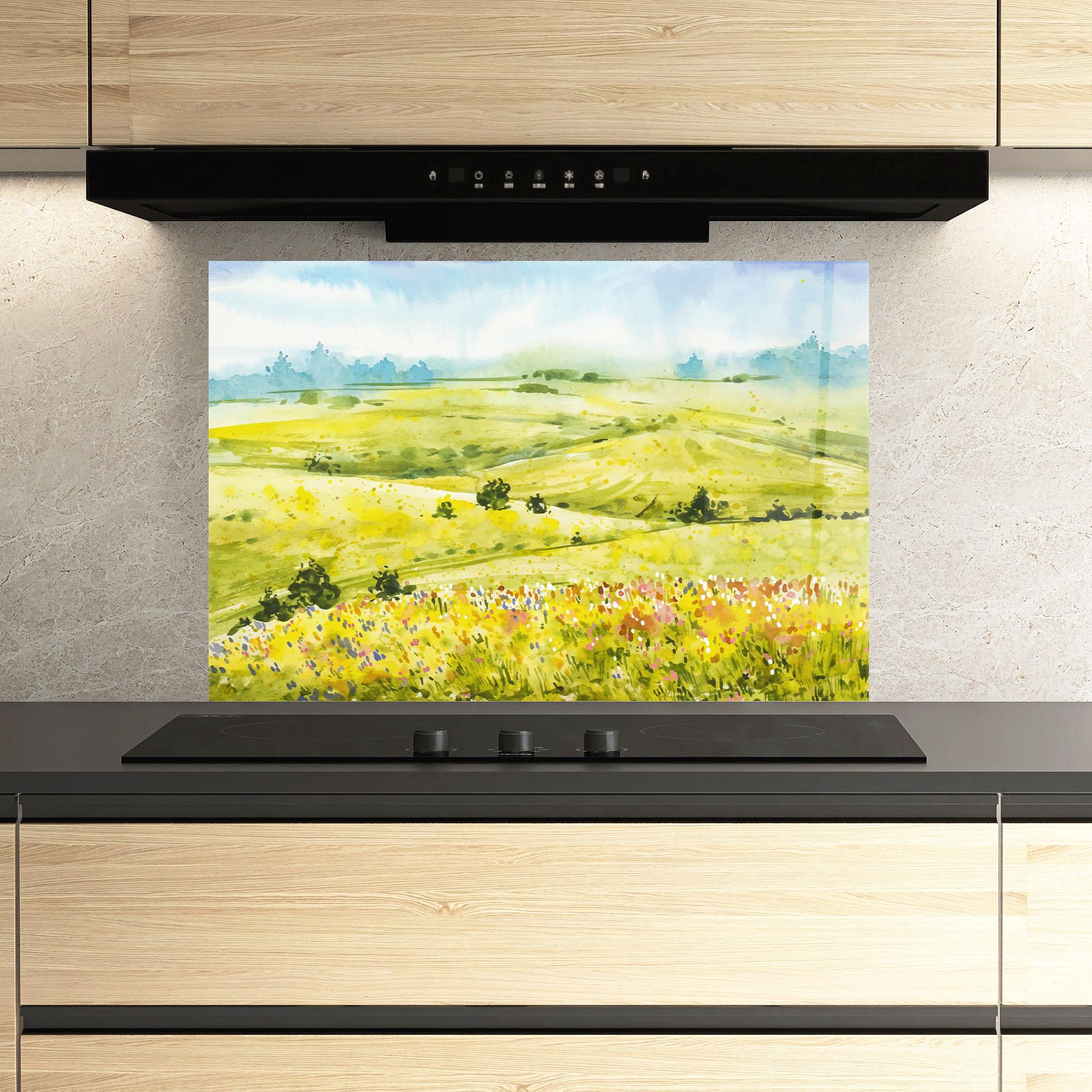 Panel Szklany do Kuchni Spring Art mockup 3