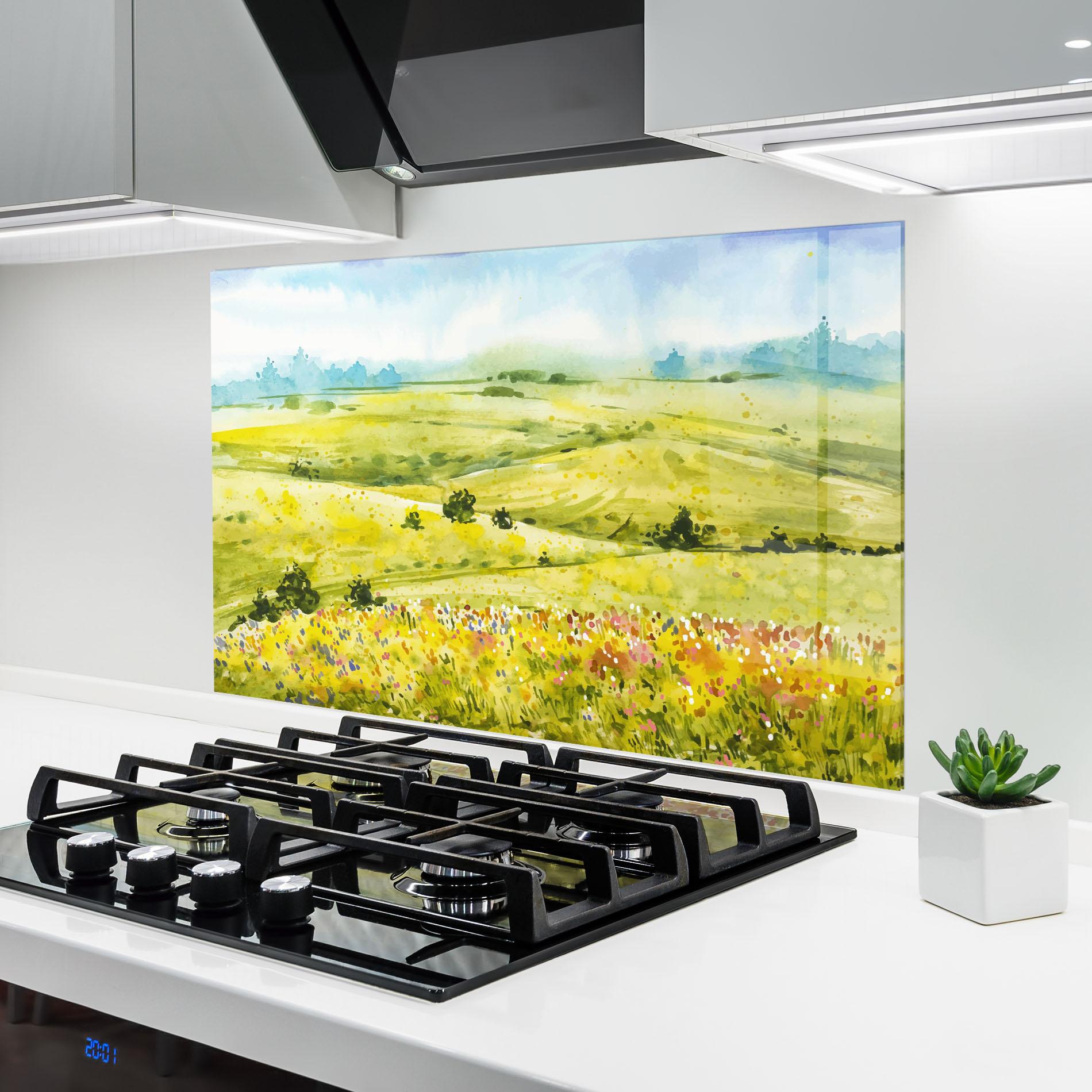 Panel Szklany do Kuchni Spring Art mockup 6