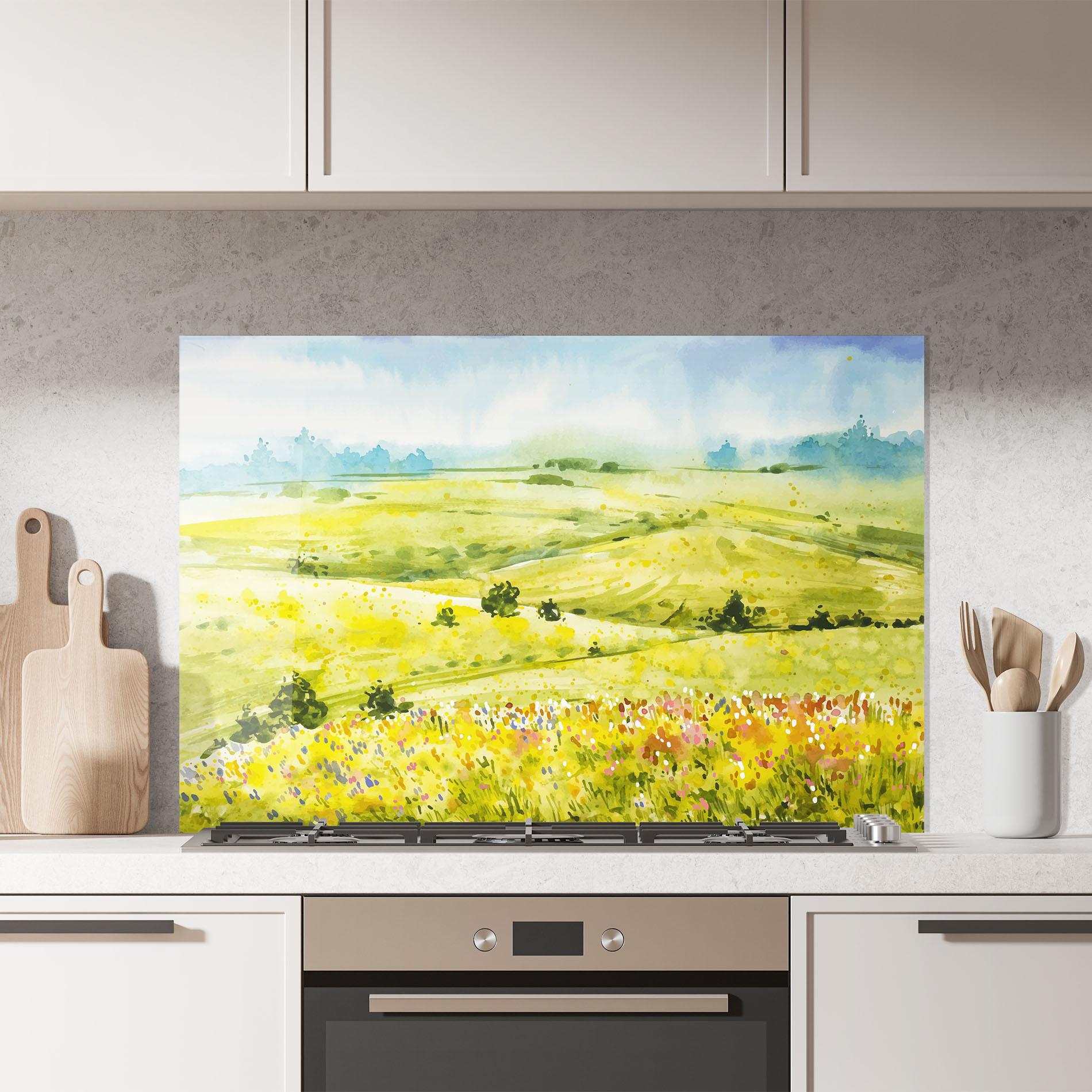 Panel Szklany do Kuchni Spring Art mockup 7