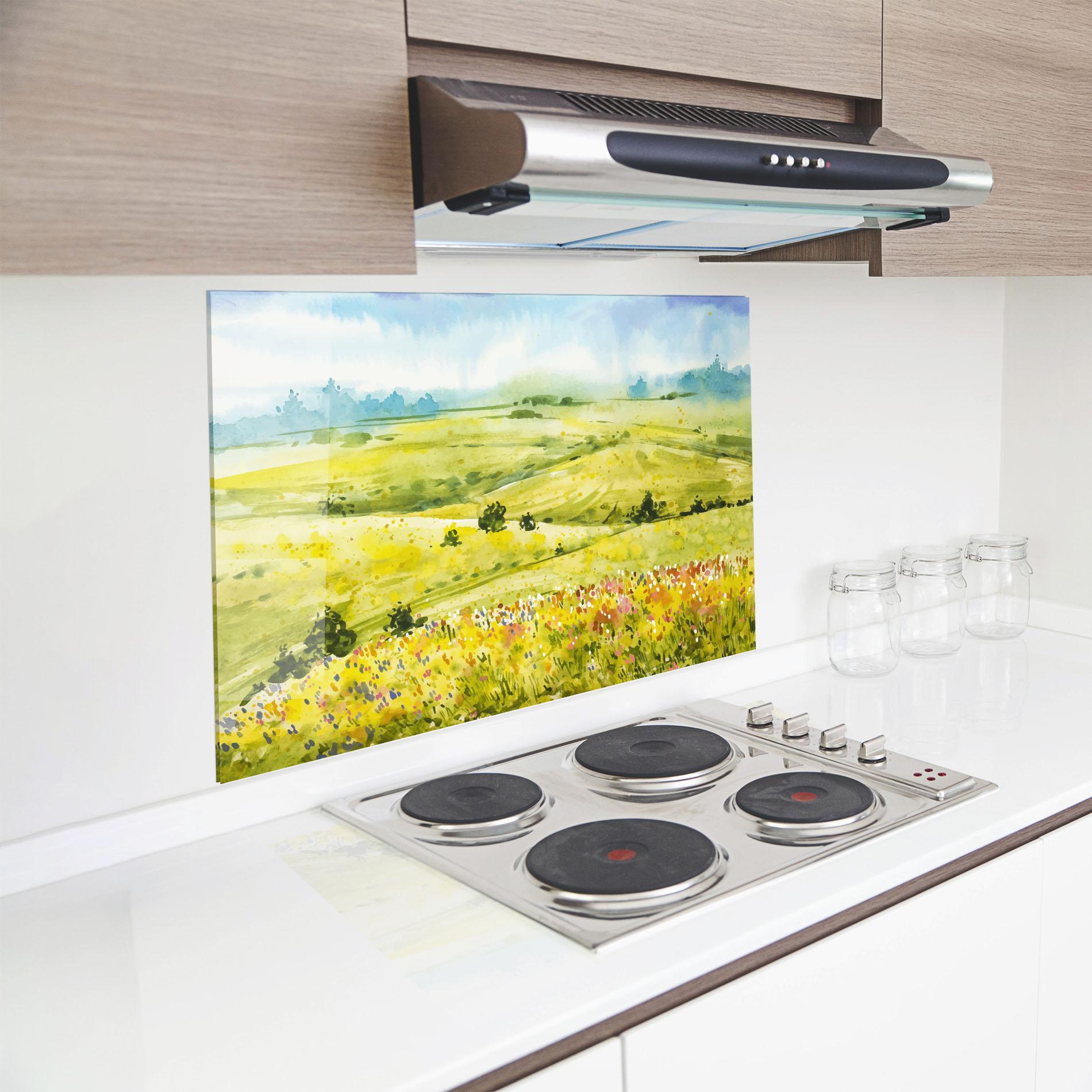 Panel Szklany do Kuchni Spring Art mockup 8