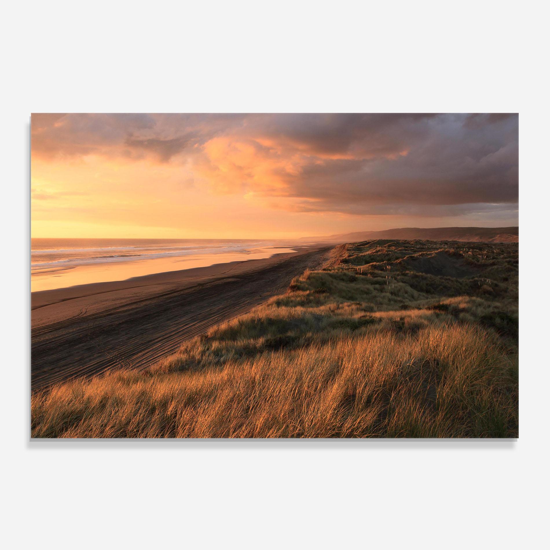 Panel Szklany do Kuchni Beach Land mockup 0