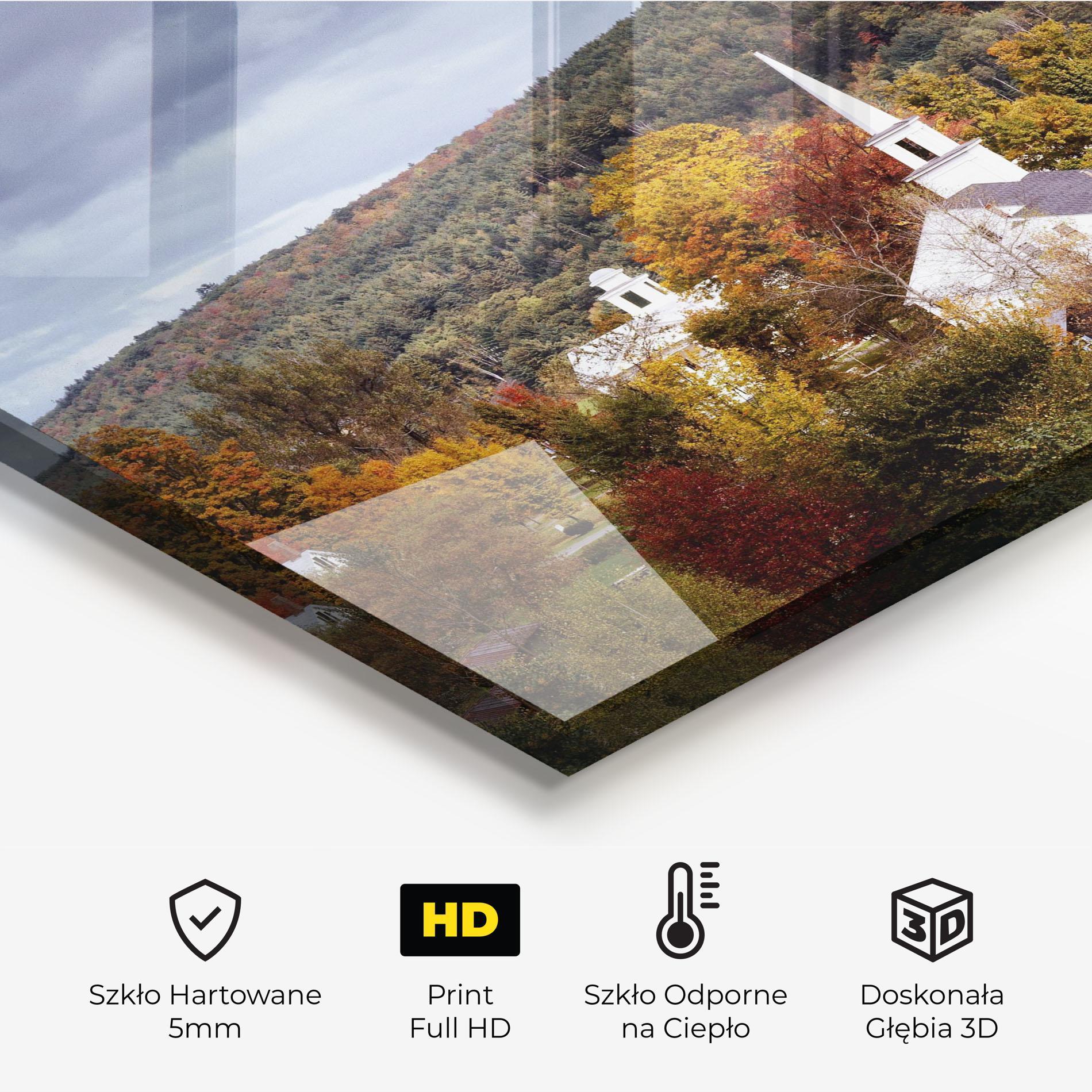 Panel Szklany do Kuchni Autumn Trees mockup 2