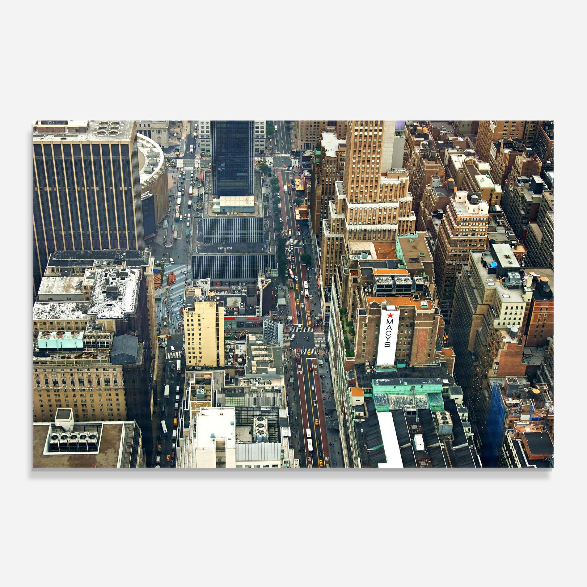 Panel Szklany do Kuchni Cream Tall Building mockup 0