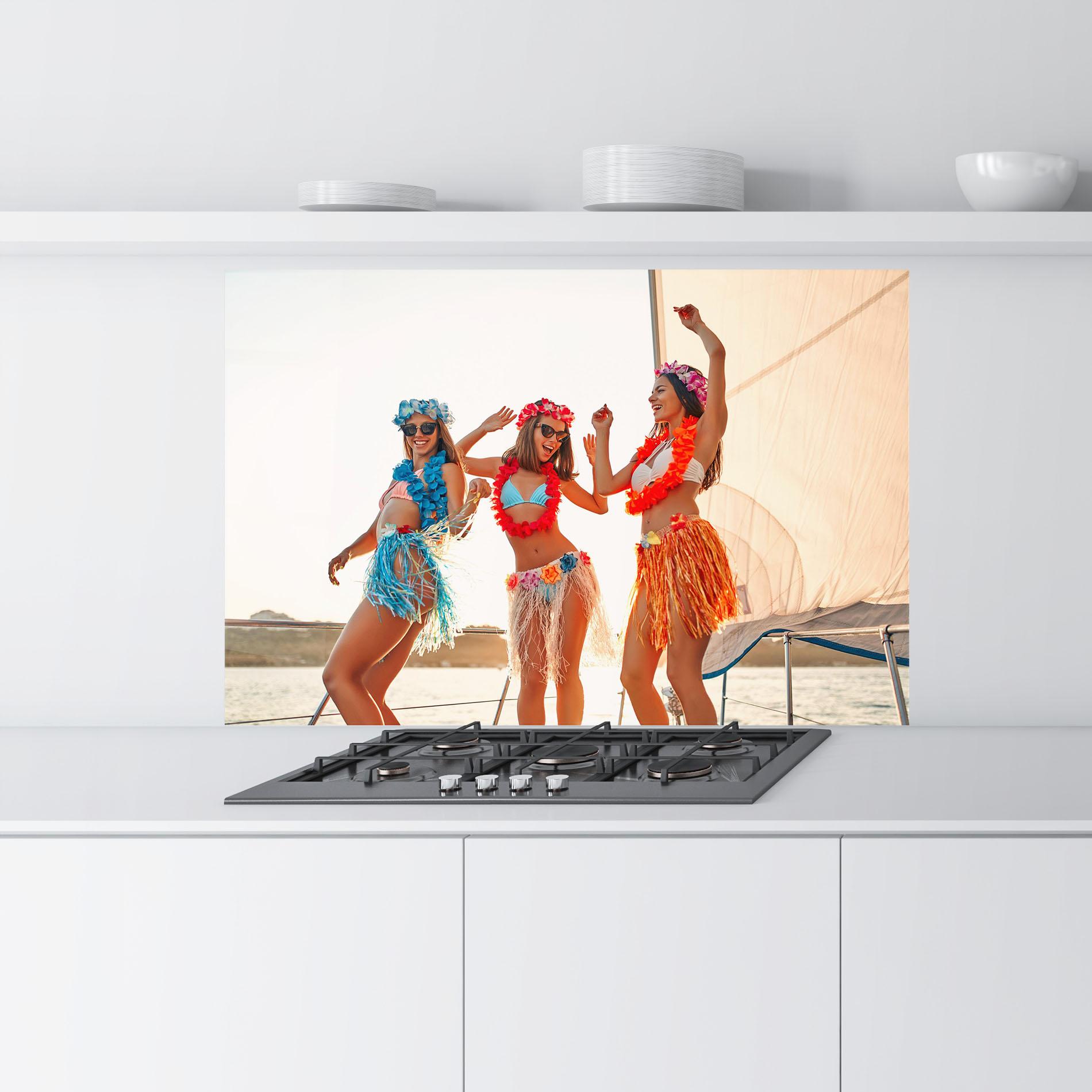 Panel Szklany do Kuchni Summer Party mockup 9