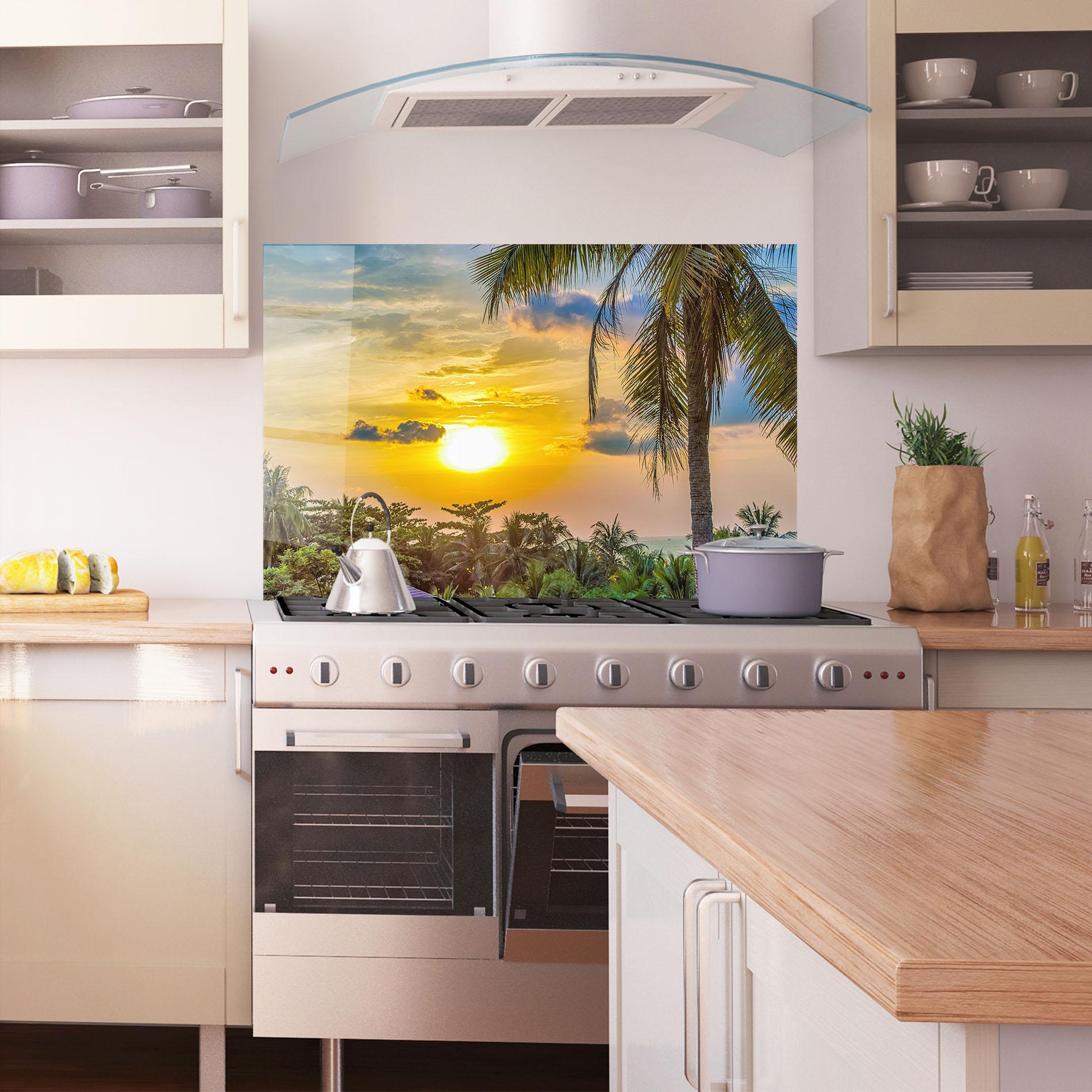 Panel Szklany do Kuchni Summer View mockup 1