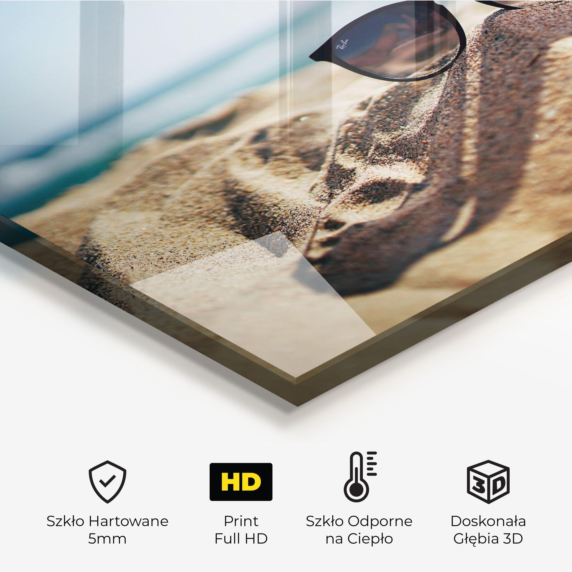 Panel Szklany do Kuchni Sand Glasses mockup 2