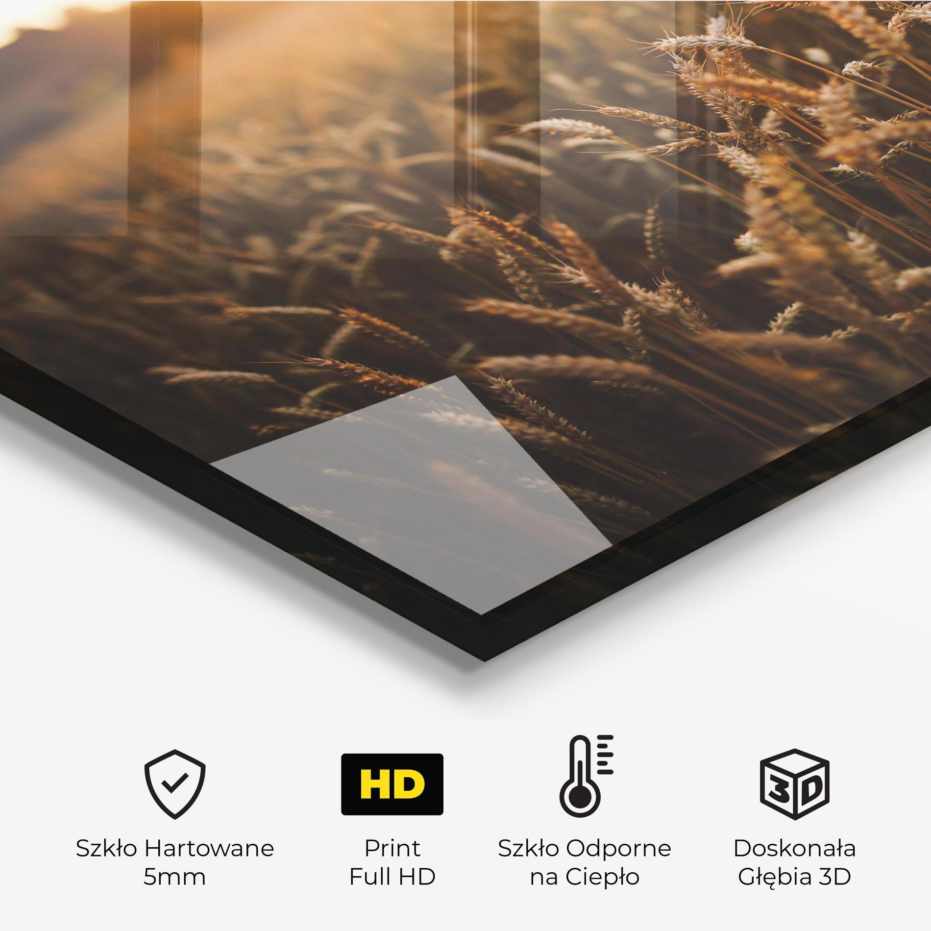 Panel Szklany do Kuchni Summer Field mockup 2