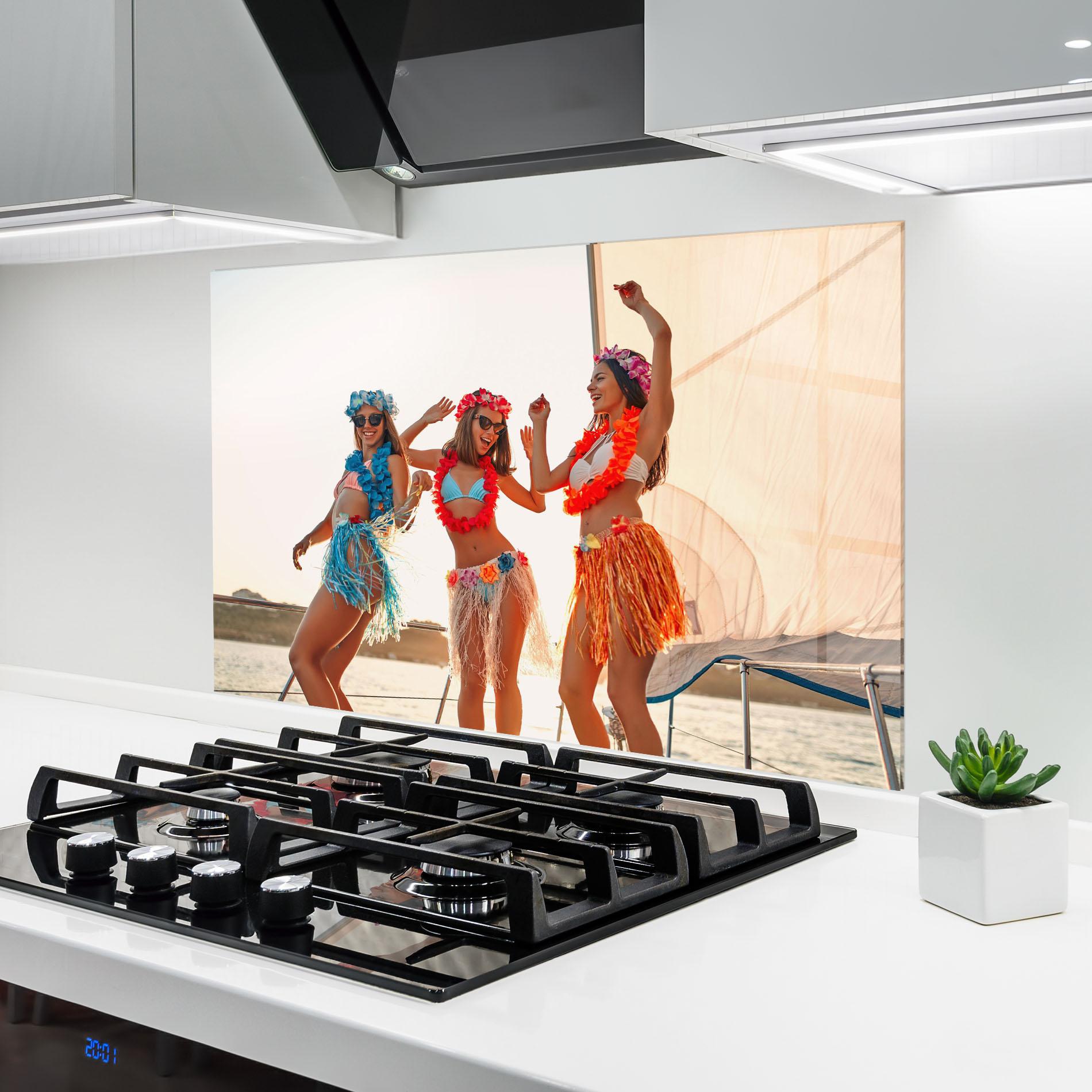 Panel Szklany do Kuchni Summer Party mockup 6