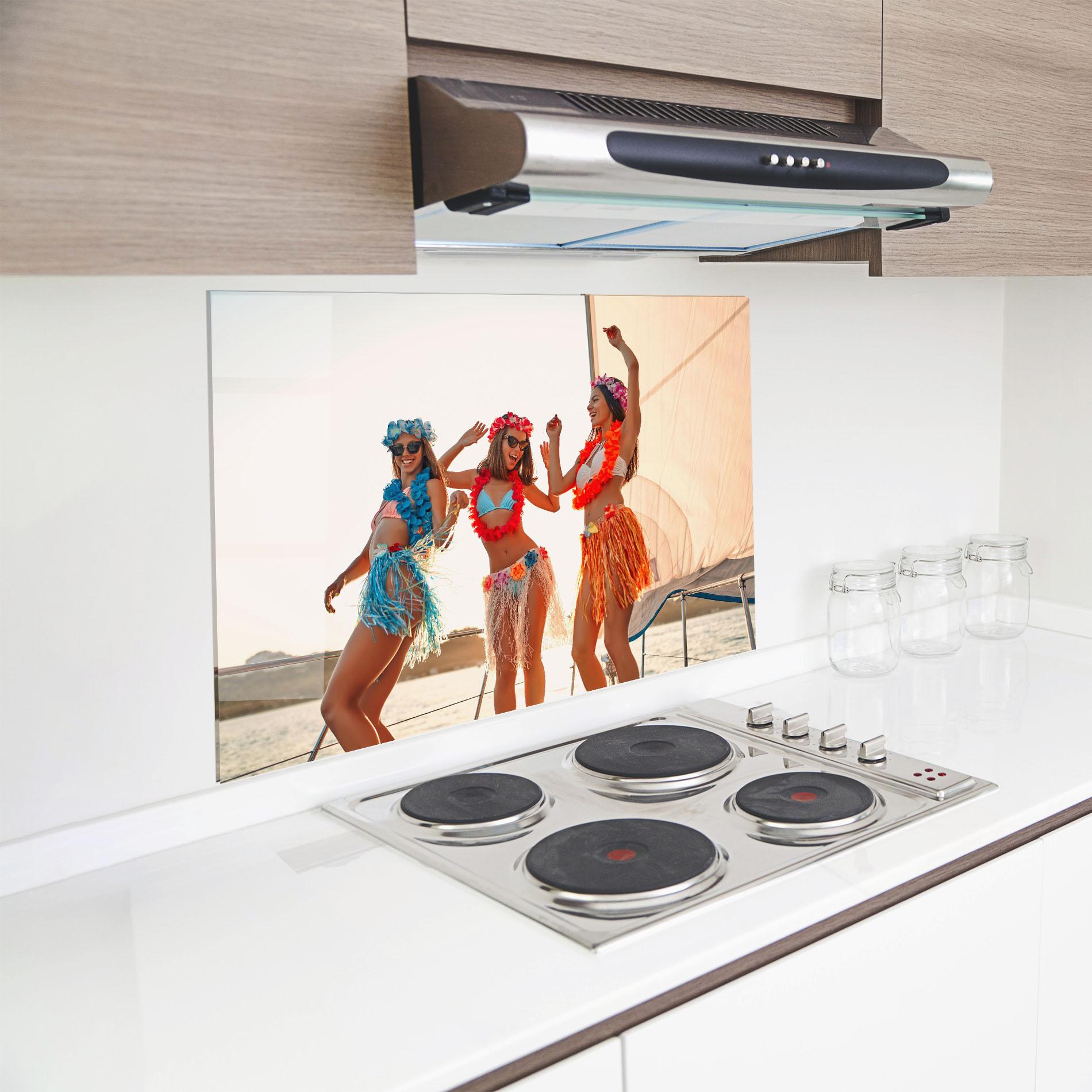 Panel Szklany do Kuchni Summer Party mockup 8