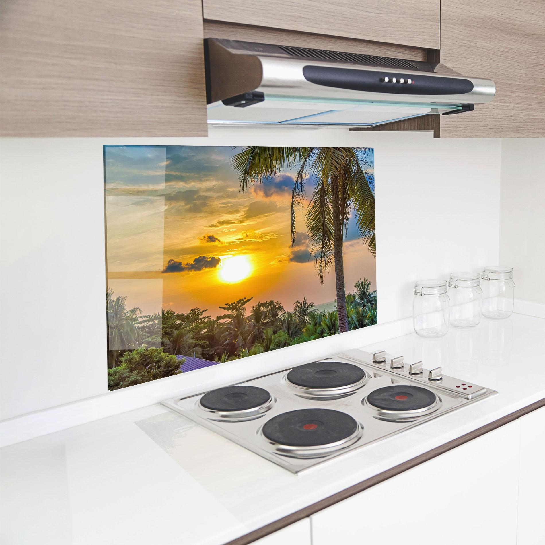 Panel Szklany do Kuchni Summer View mockup 8