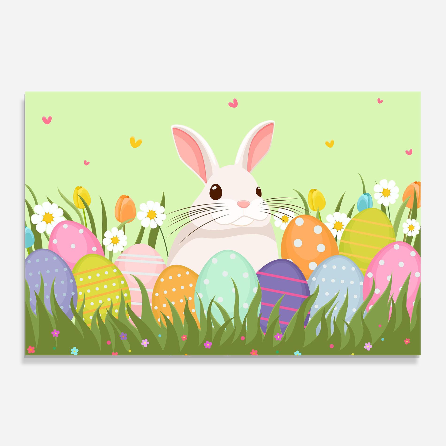 Panel Szklany do Kuchni Friendly Rabbit mockup 0