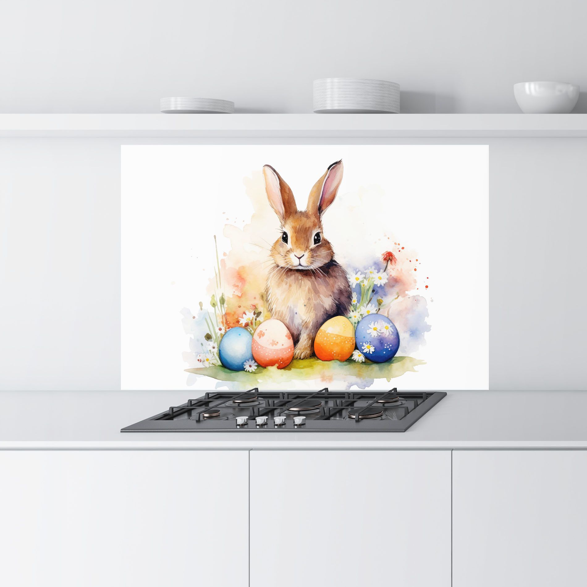 Rabbit Easter Art mockup 9