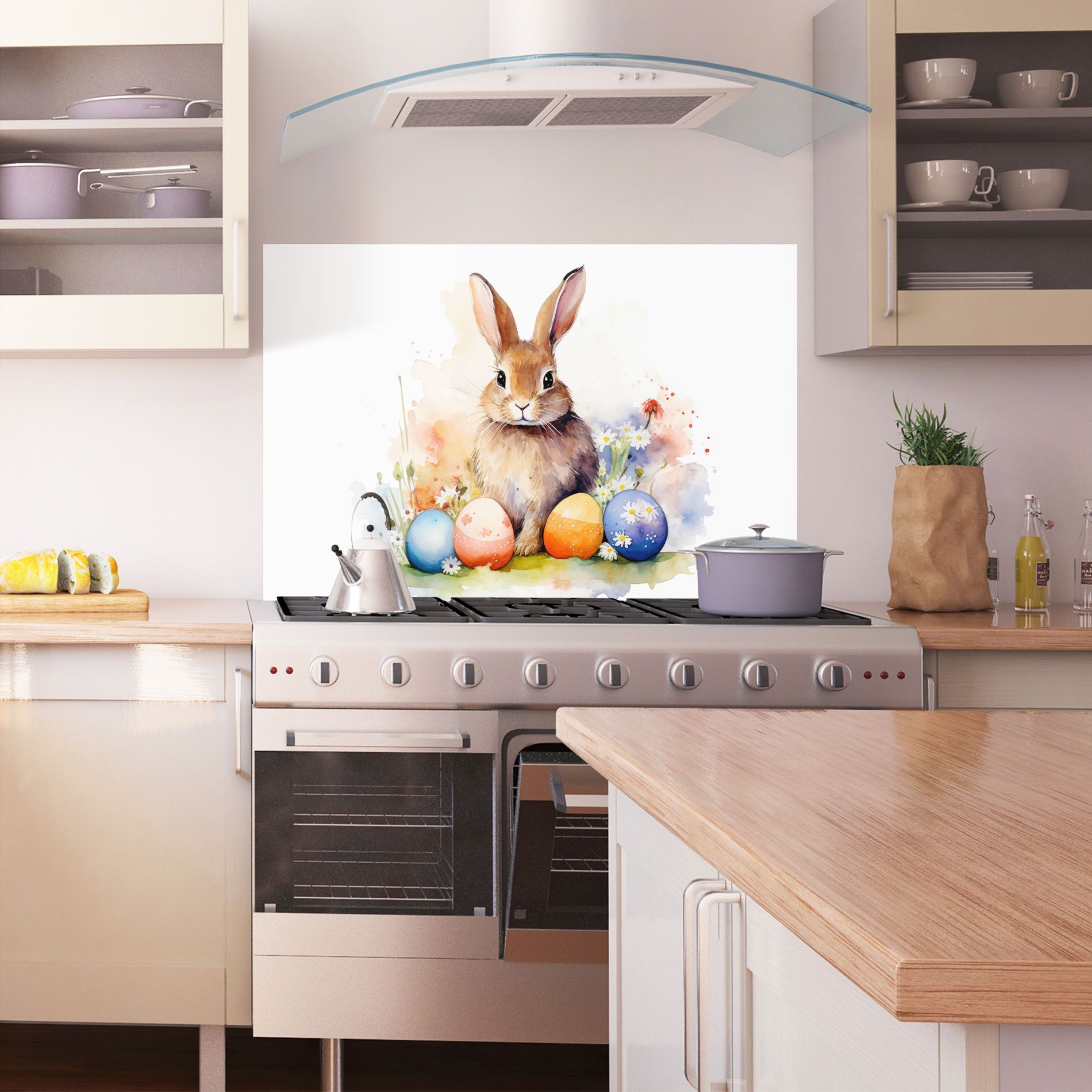 Rabbit Easter Art mockup 1