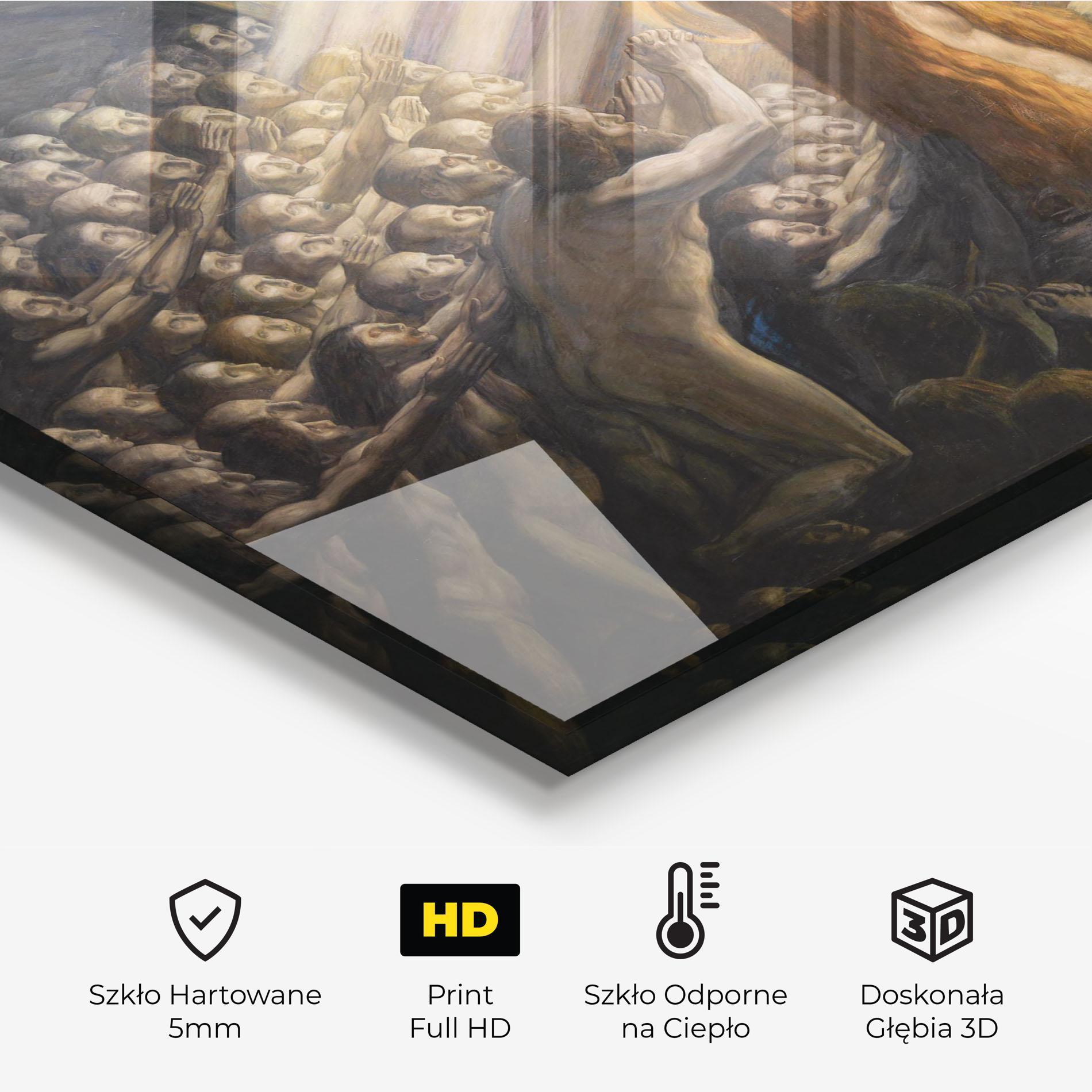 Panel Szklany do Kuchni Devine Jesus Art mockup 2