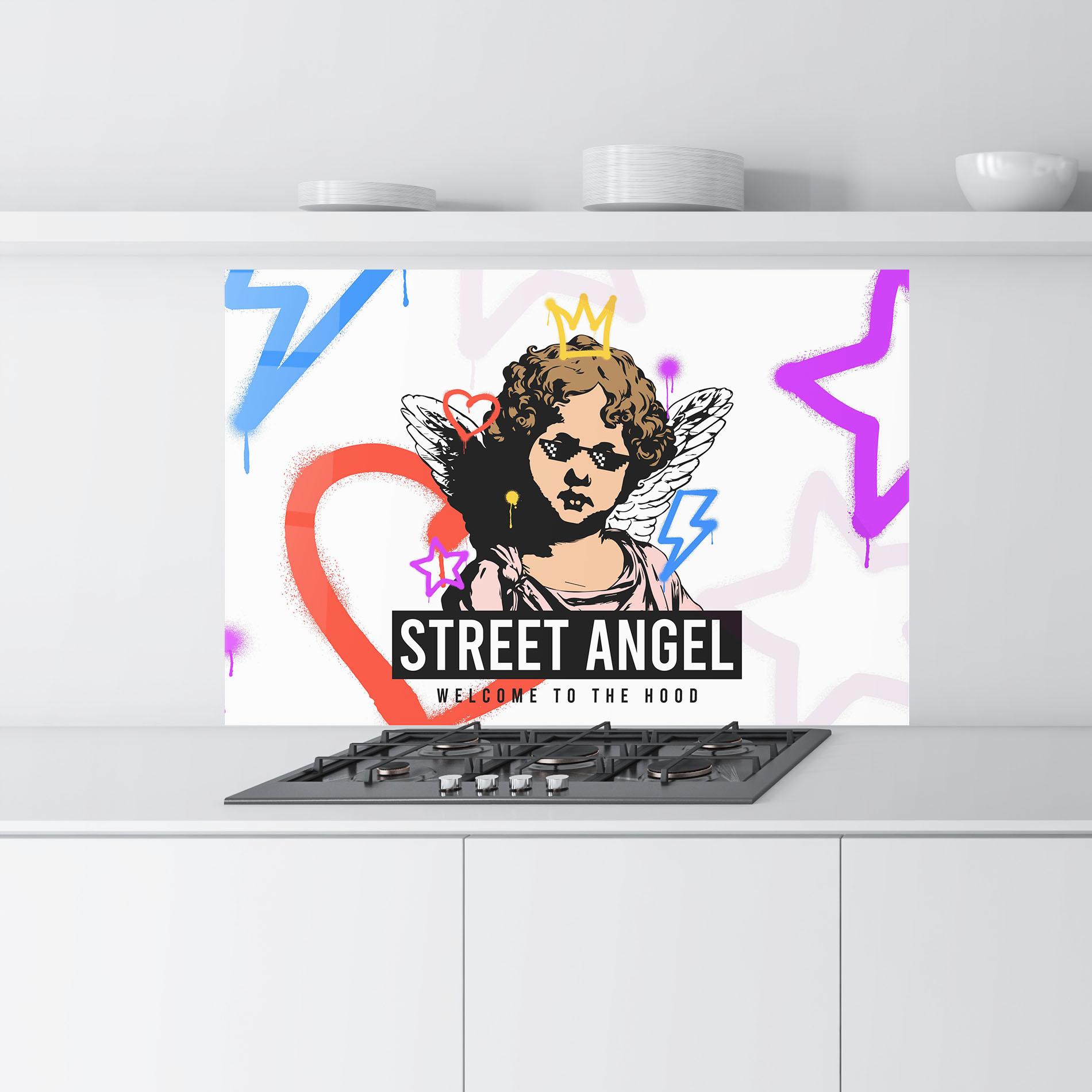 Panel Szklany do Kuchni Hood Angel mockup 9