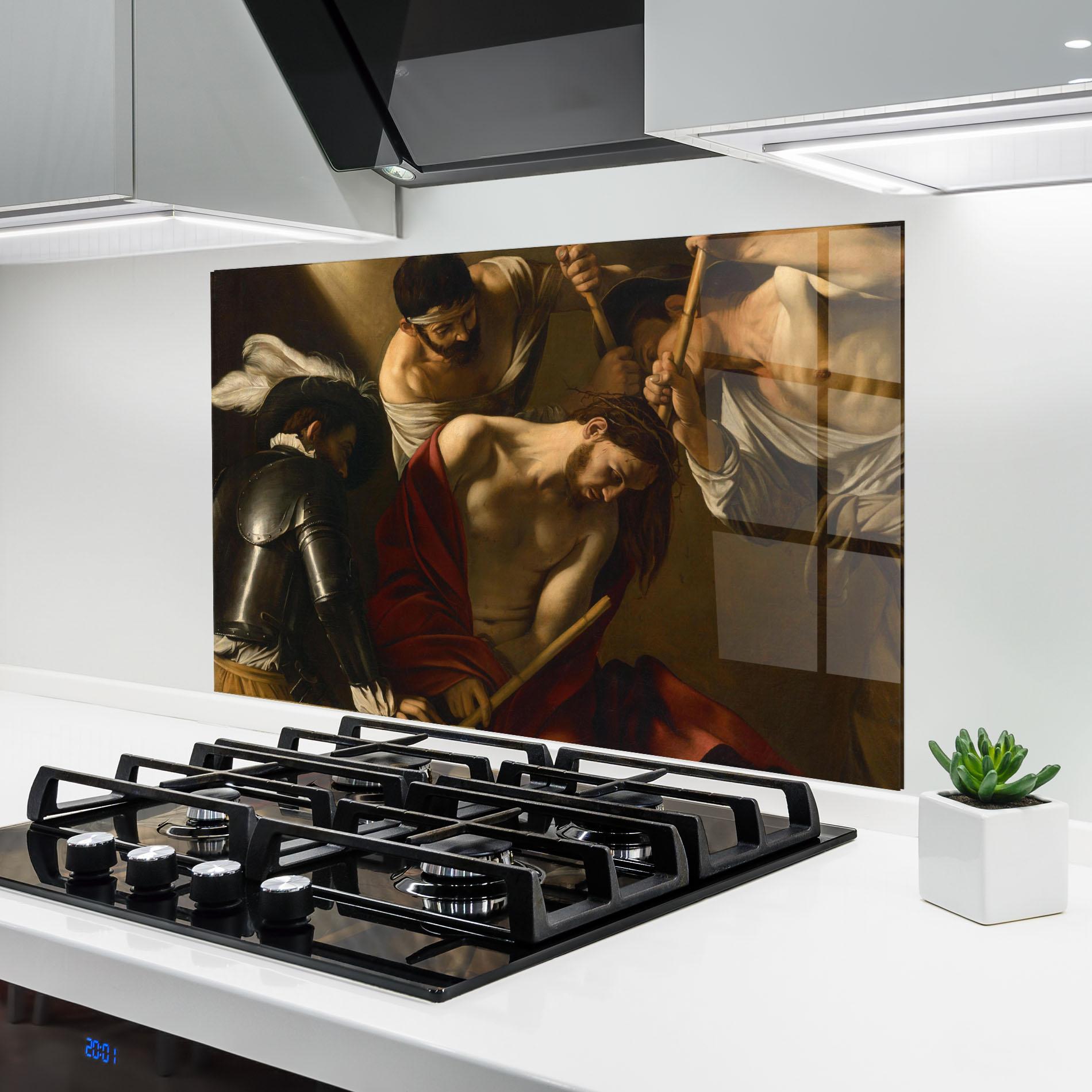 Panel Szklany do Kuchni Crowning With Thorns mockup 6