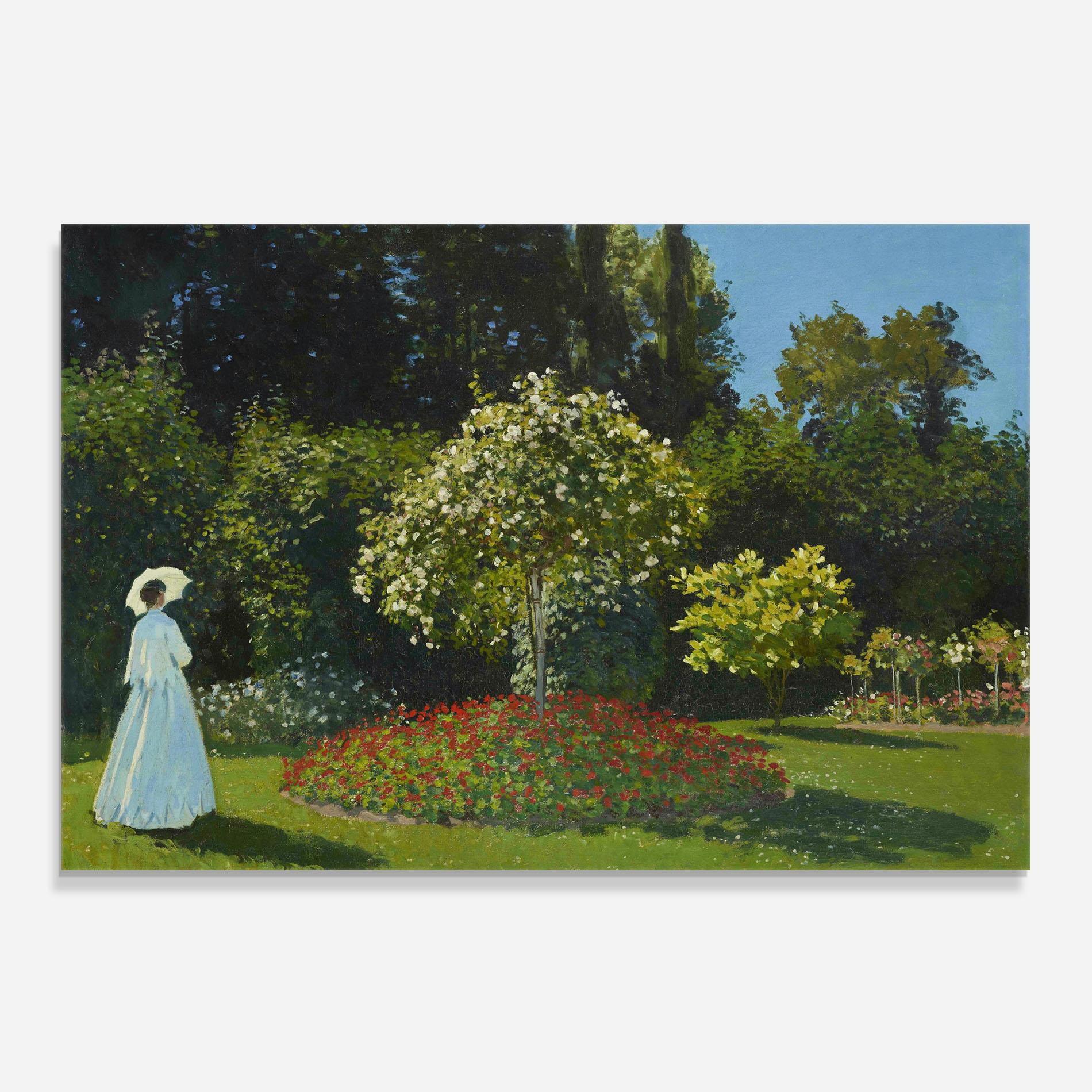 Panel Szklany do Kuchni Lady In The Garden mockup 0