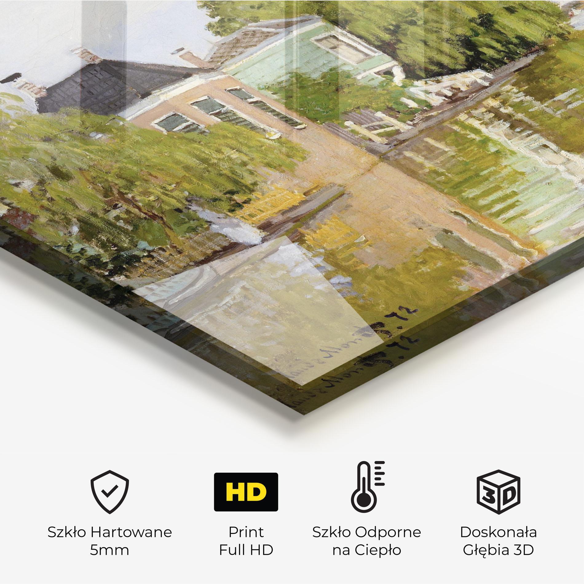 Panel Szklany do Kuchni Houses On The Achterzaan mockup 2