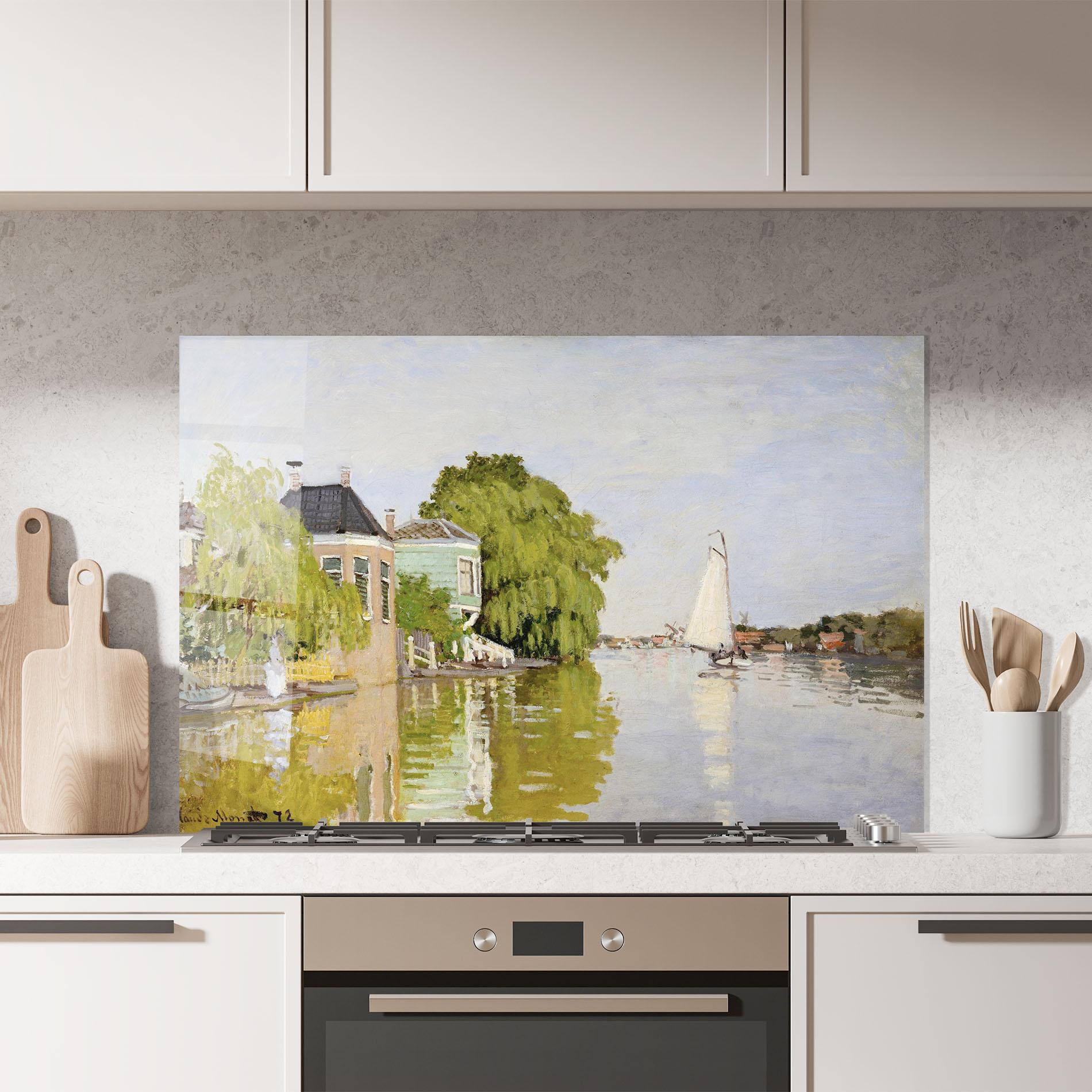 Panel Szklany do Kuchni Houses On The Achterzaan mockup 7