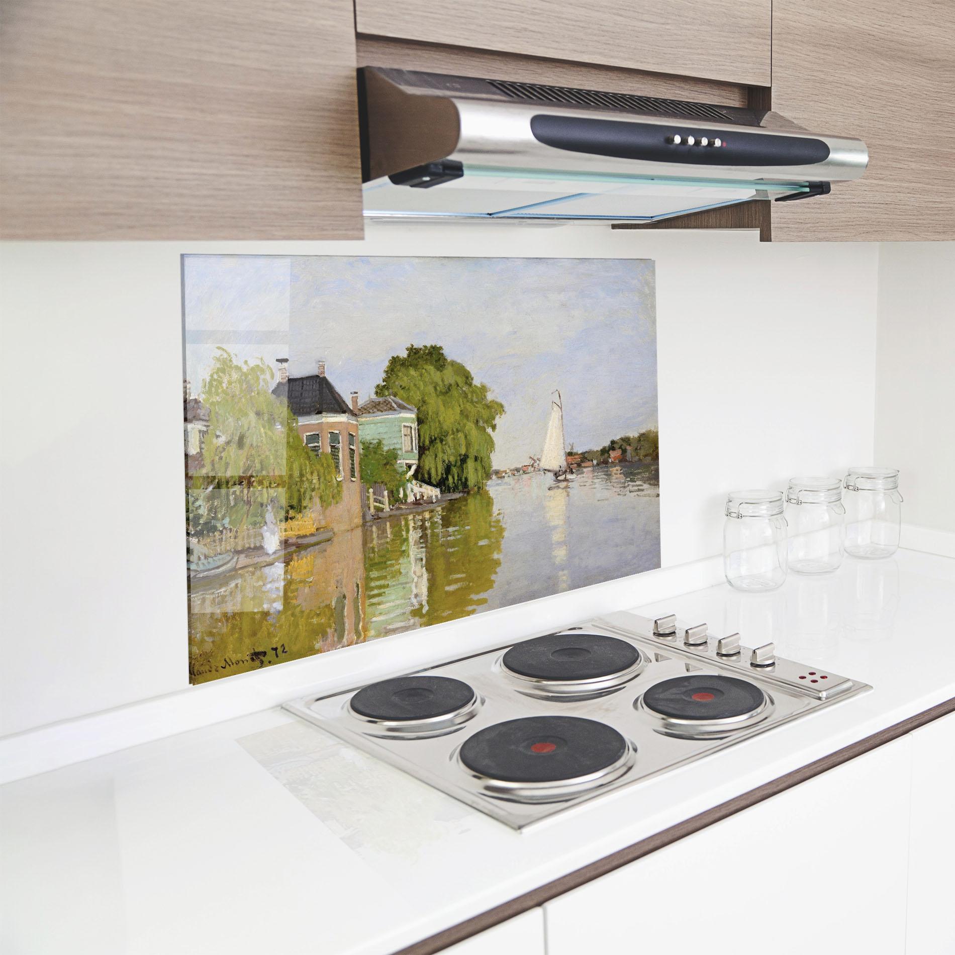 Panel Szklany do Kuchni Houses On The Achterzaan mockup 8