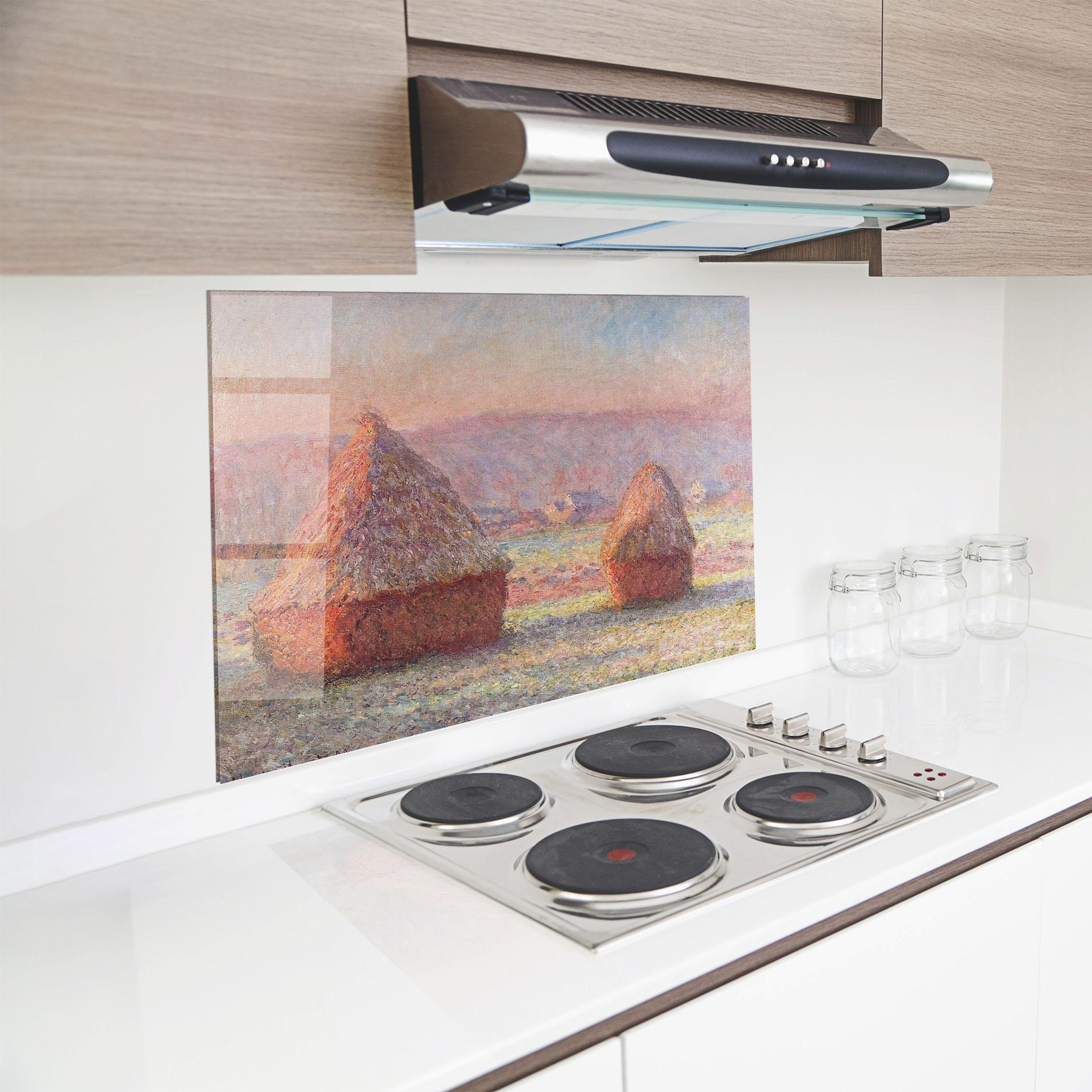 Panel Szklany do Kuchni White Frost mockup 8