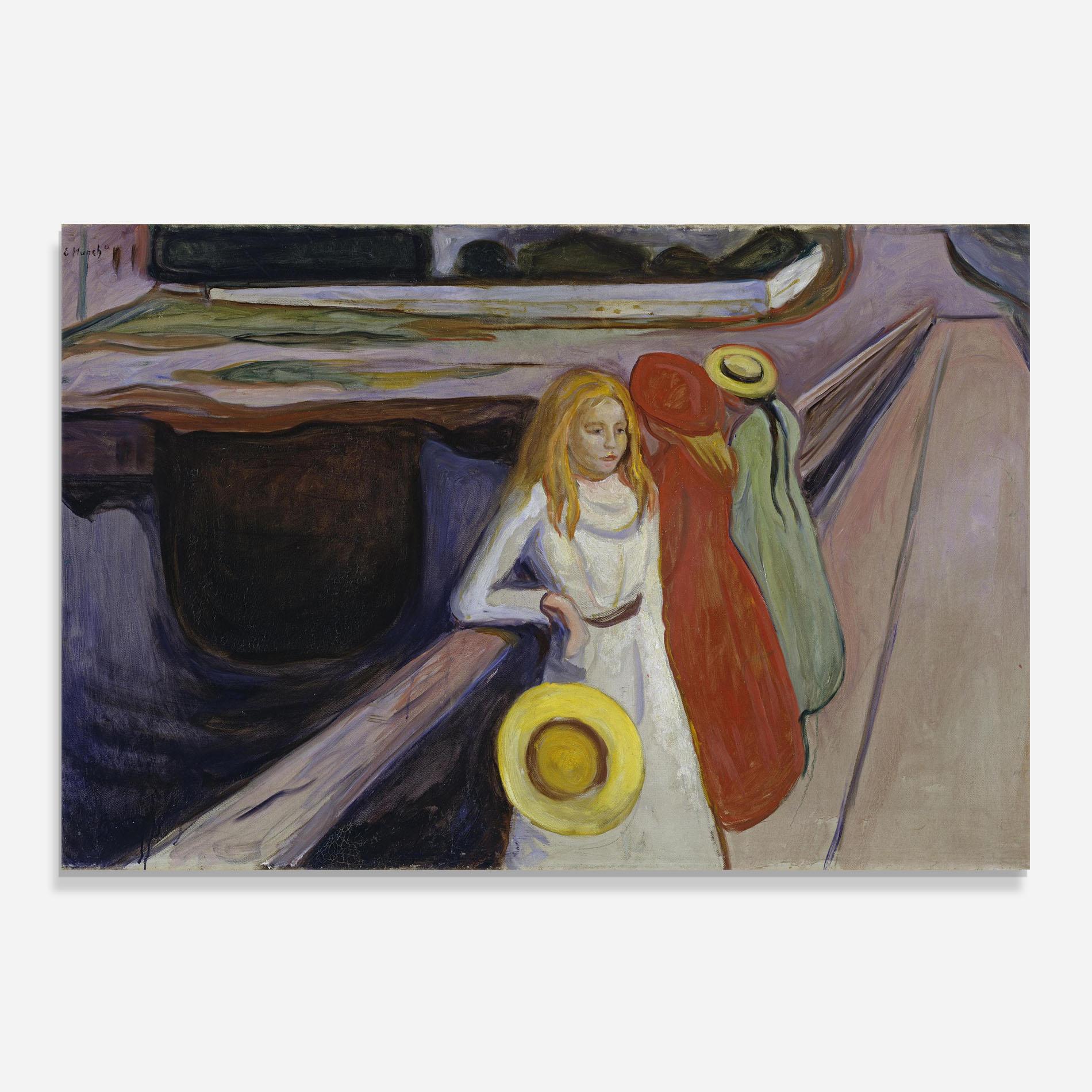 Panel Szklany do Kuchni Bridge Girls mockup 0