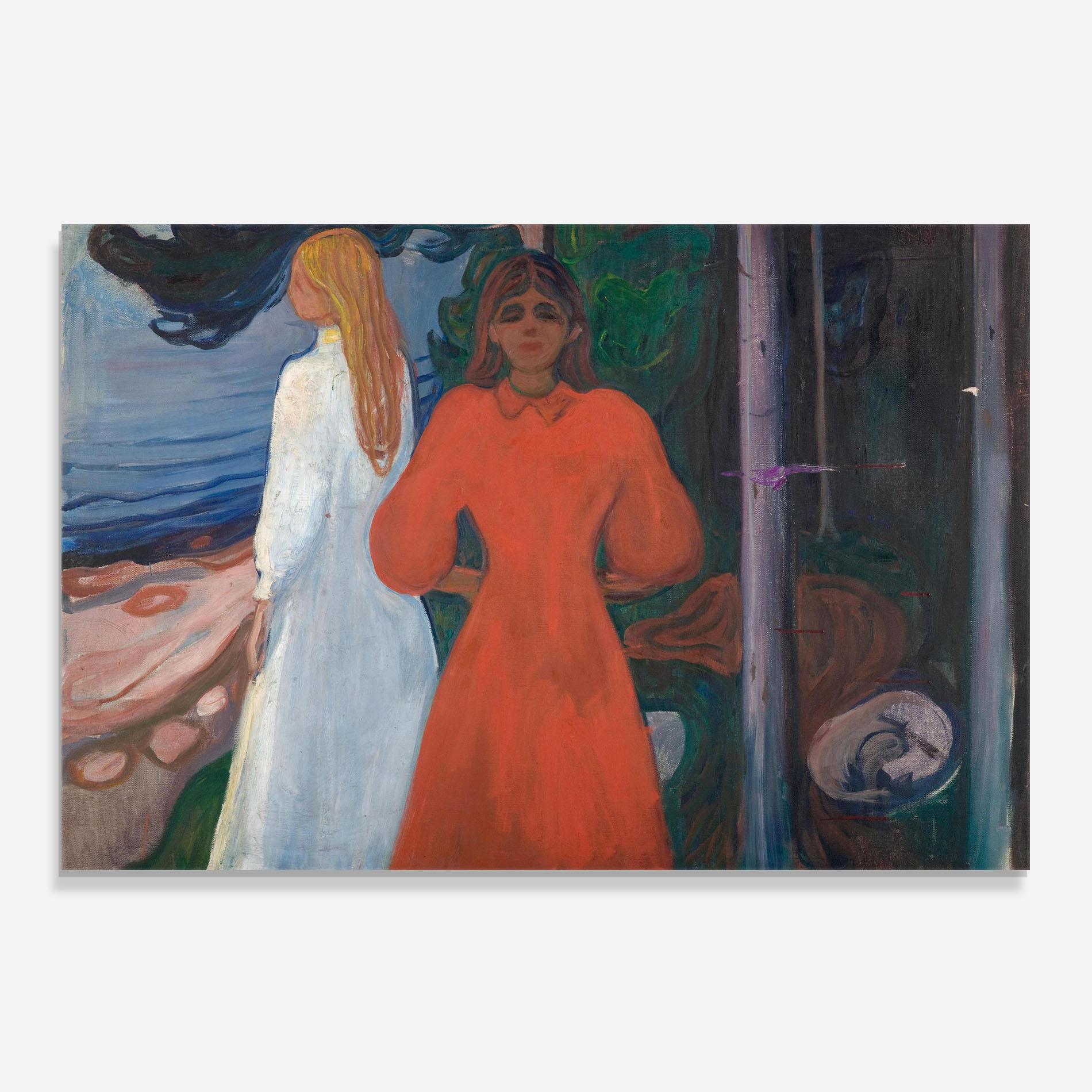 Panel Szklany do Kuchni Red And White mockup 0