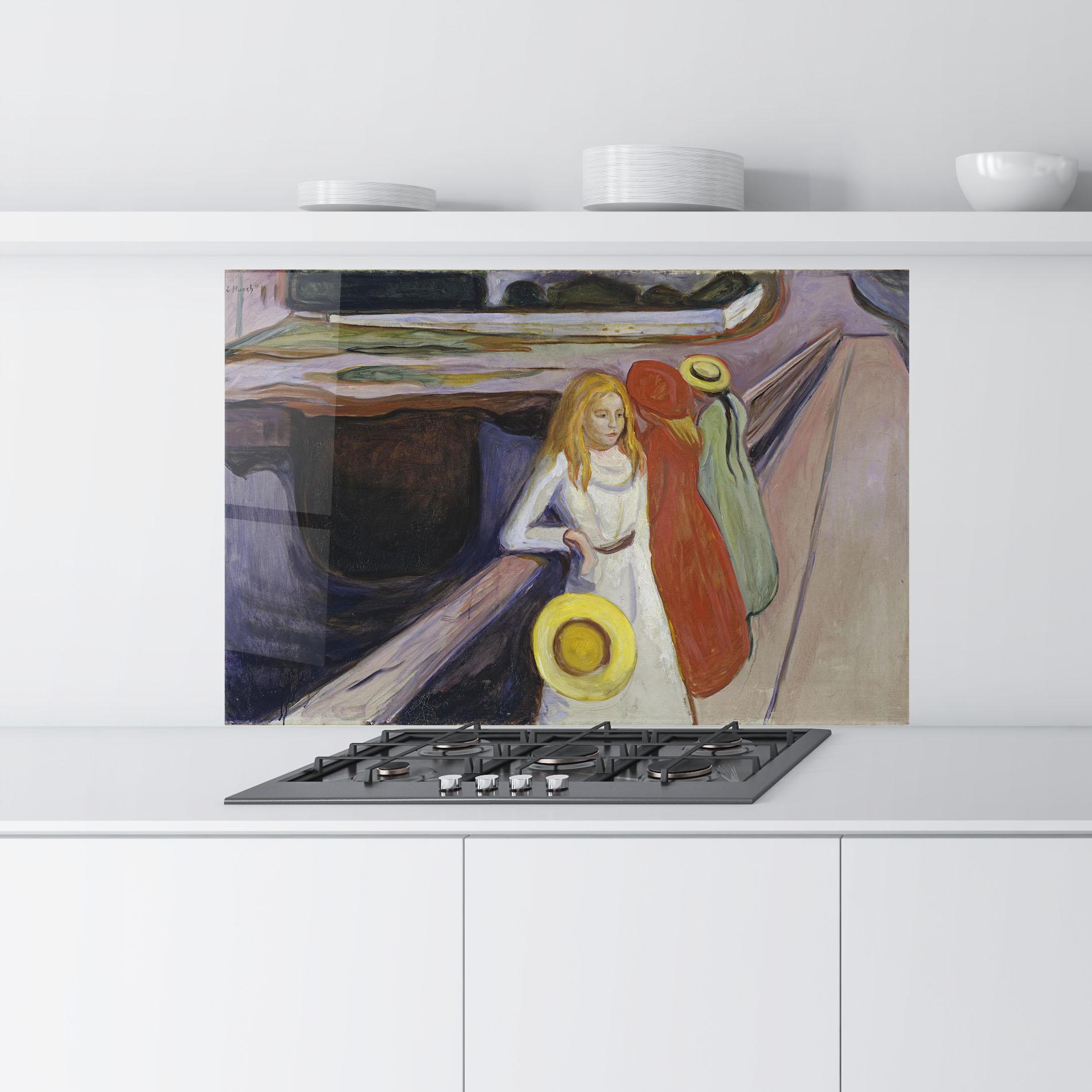 Panel Szklany do Kuchni Bridge Girls mockup 9