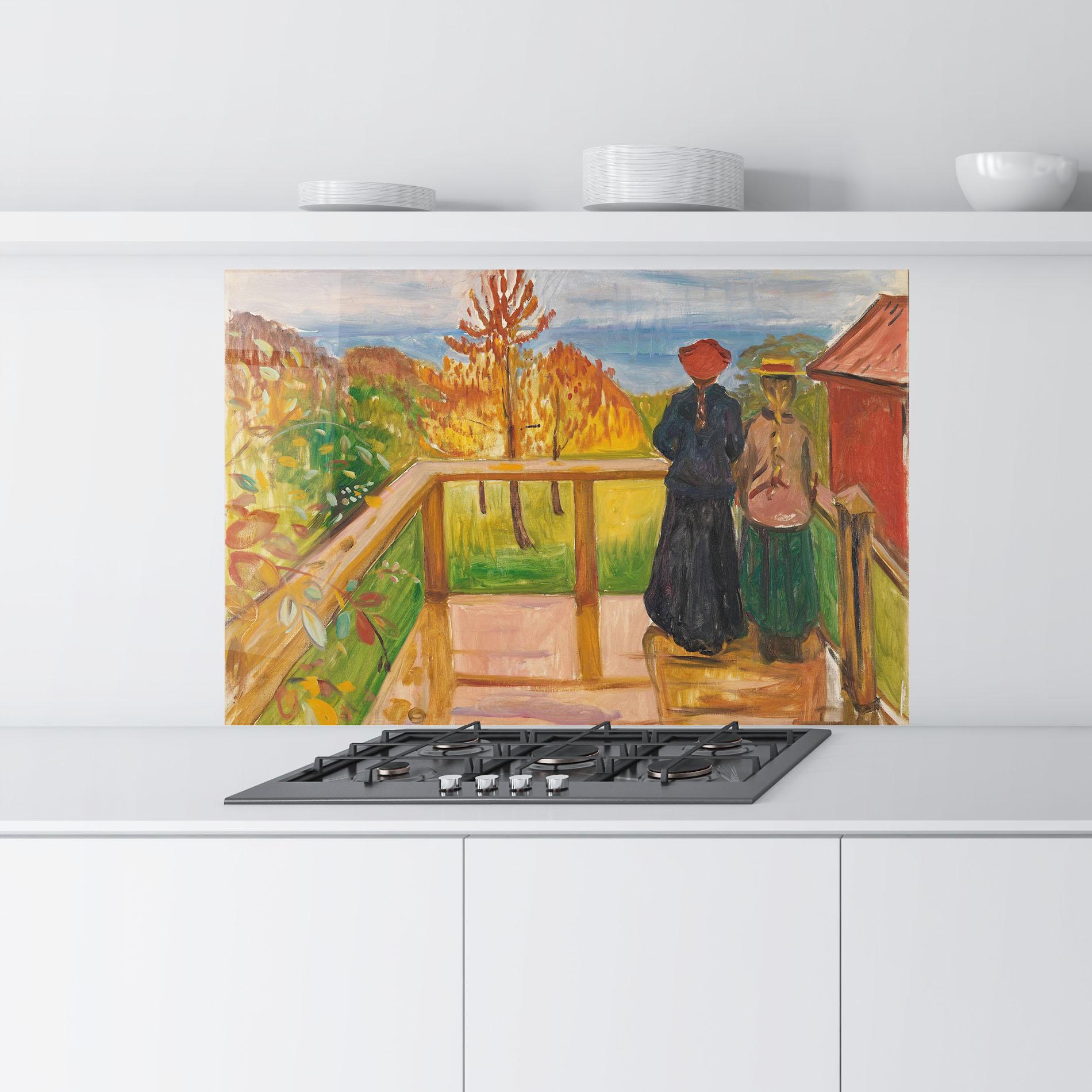 Panel Szklany do Kuchni On The Veranda mockup 9