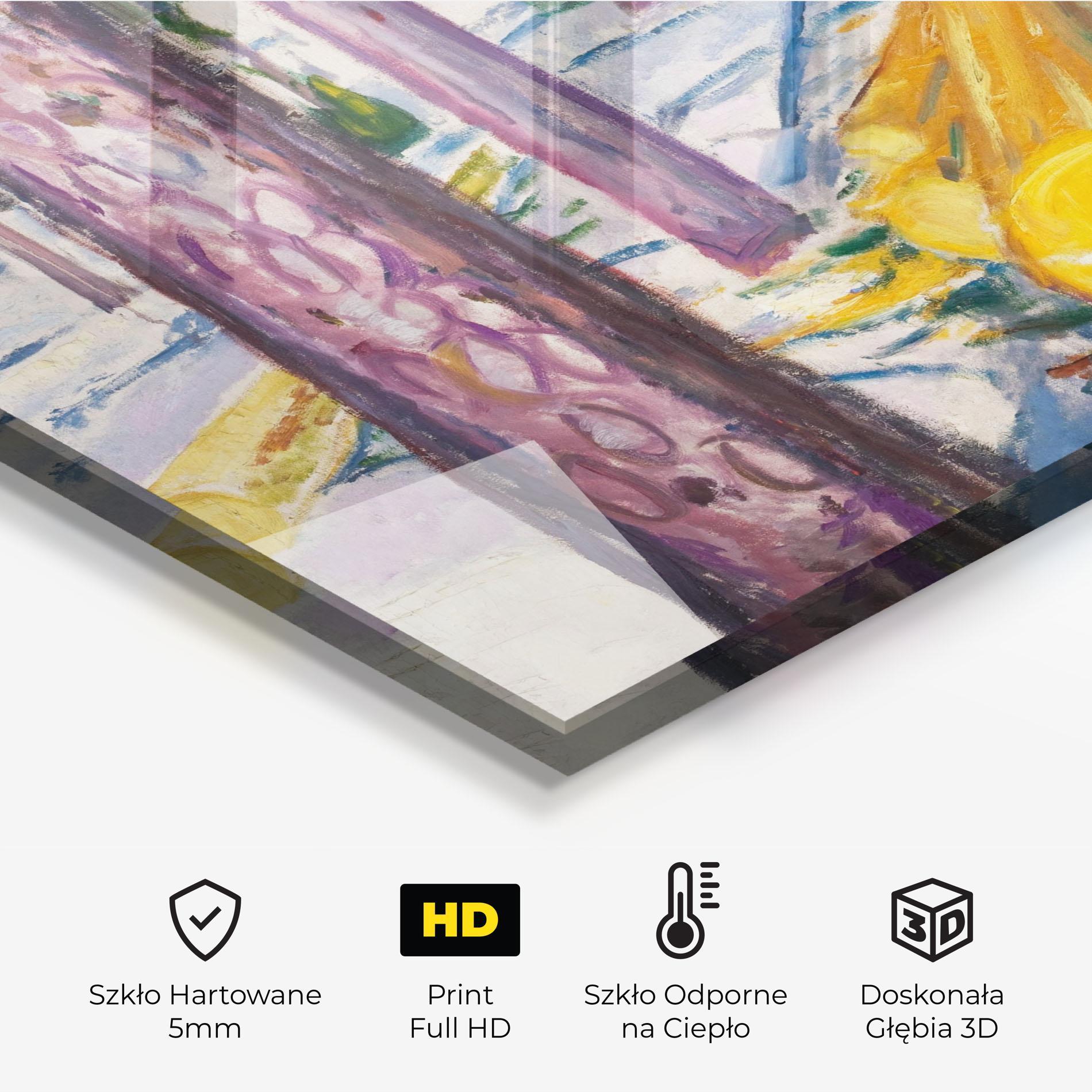 Panel Szklany do Kuchni The Yellow Log mockup 2