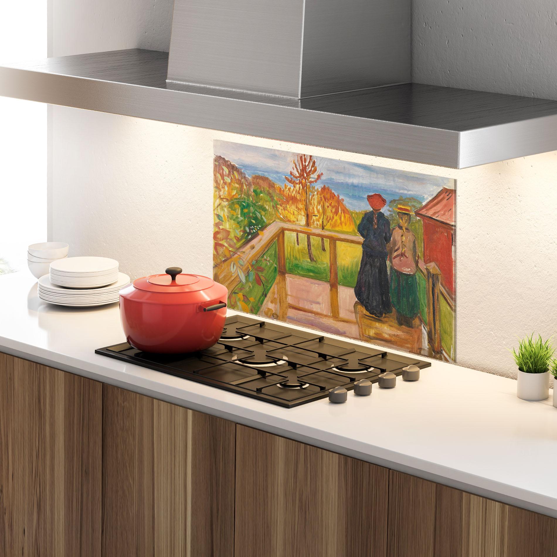 Panel Szklany do Kuchni On The Veranda mockup 4