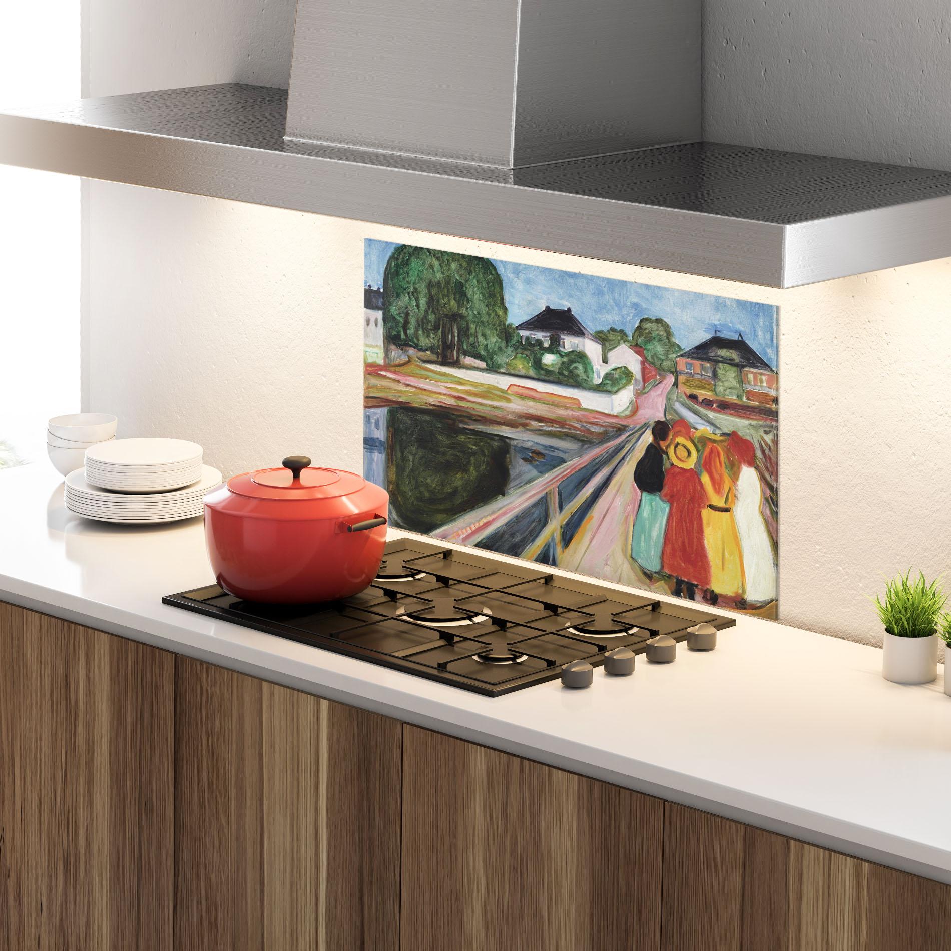 Panel Szklany do Kuchni Pikene Pa Broen mockup 4