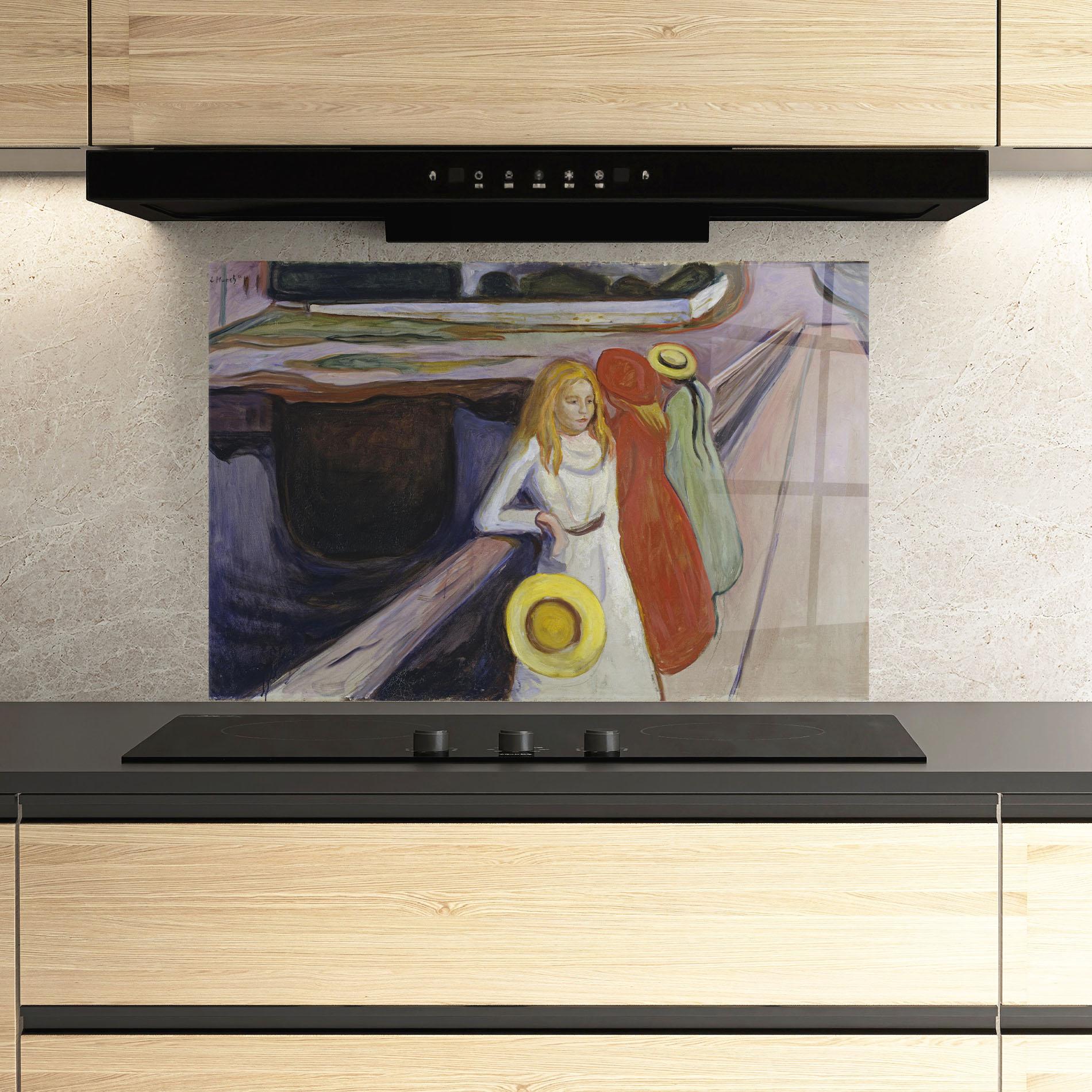 Panel Szklany do Kuchni Bridge Girls mockup 3