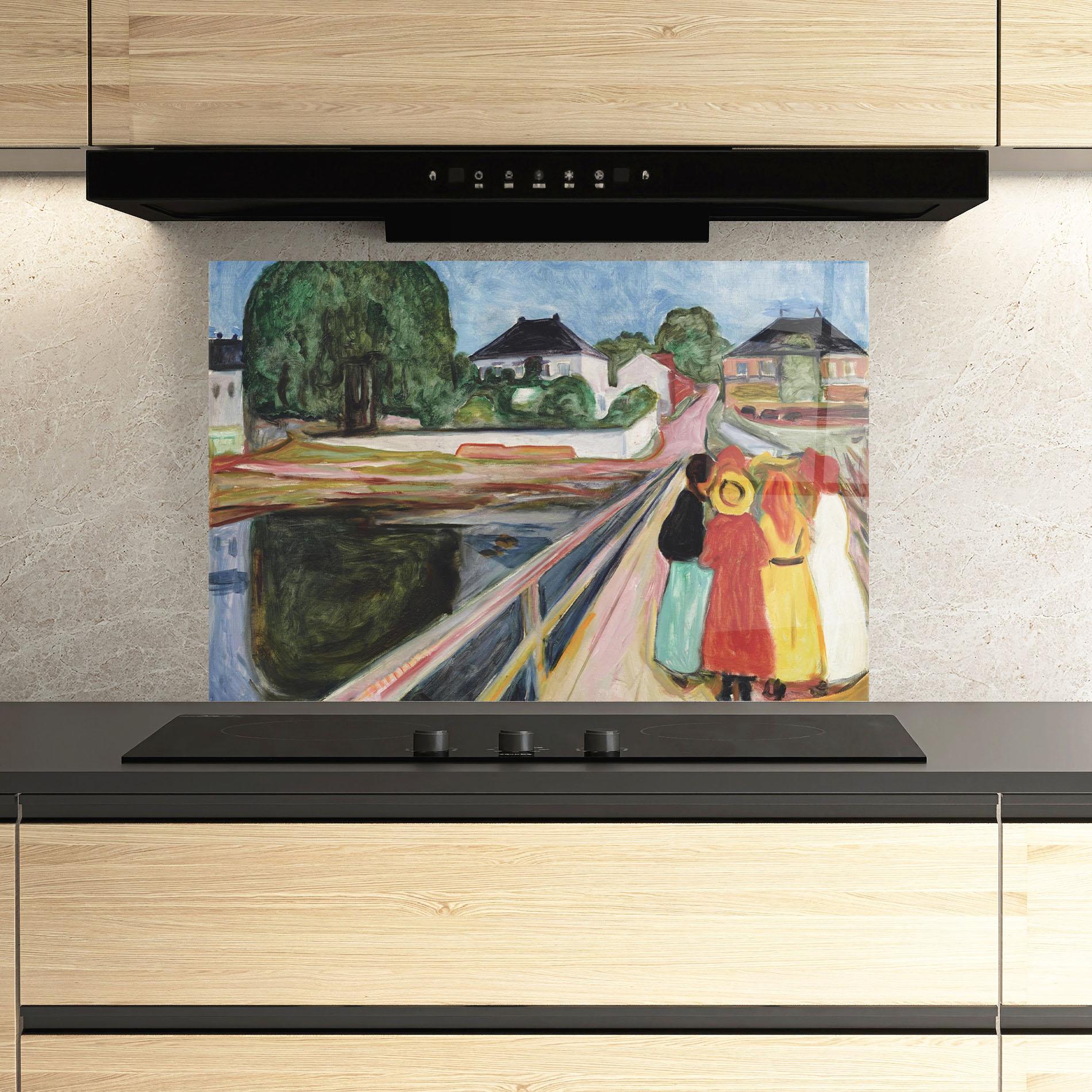 Panel Szklany do Kuchni Pikene Pa Broen mockup 3