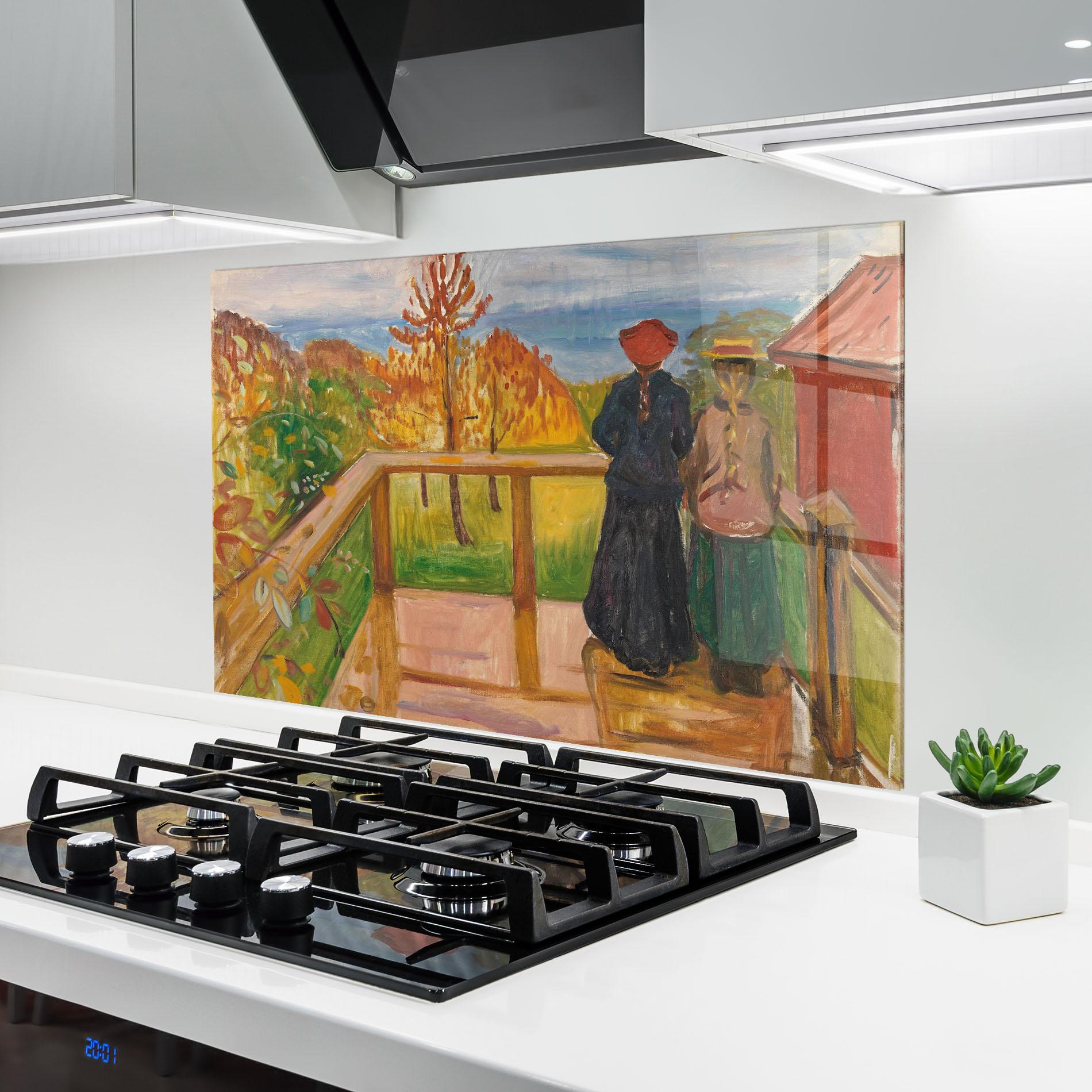 Panel Szklany do Kuchni On The Veranda mockup 6