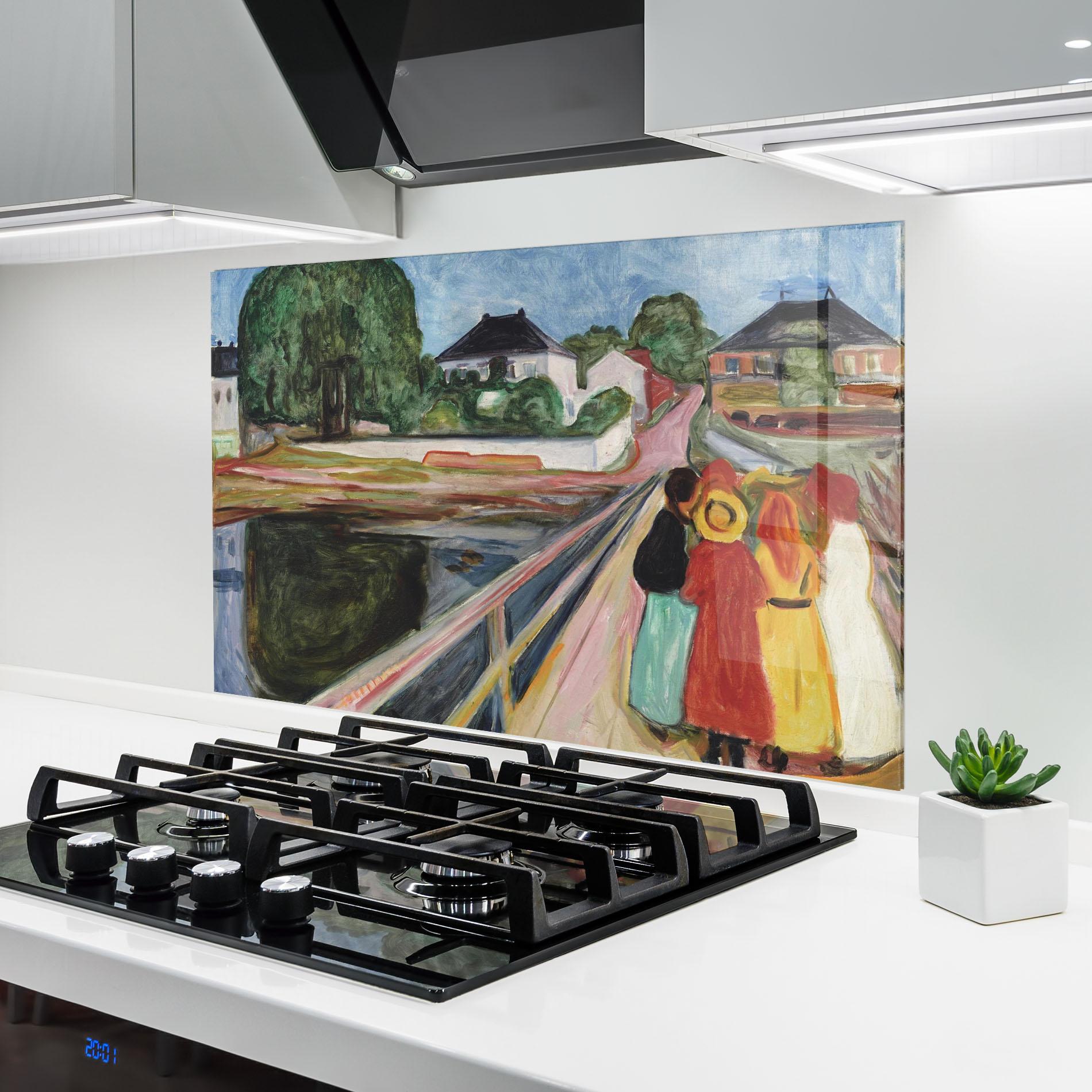 Panel Szklany do Kuchni Pikene Pa Broen mockup 6