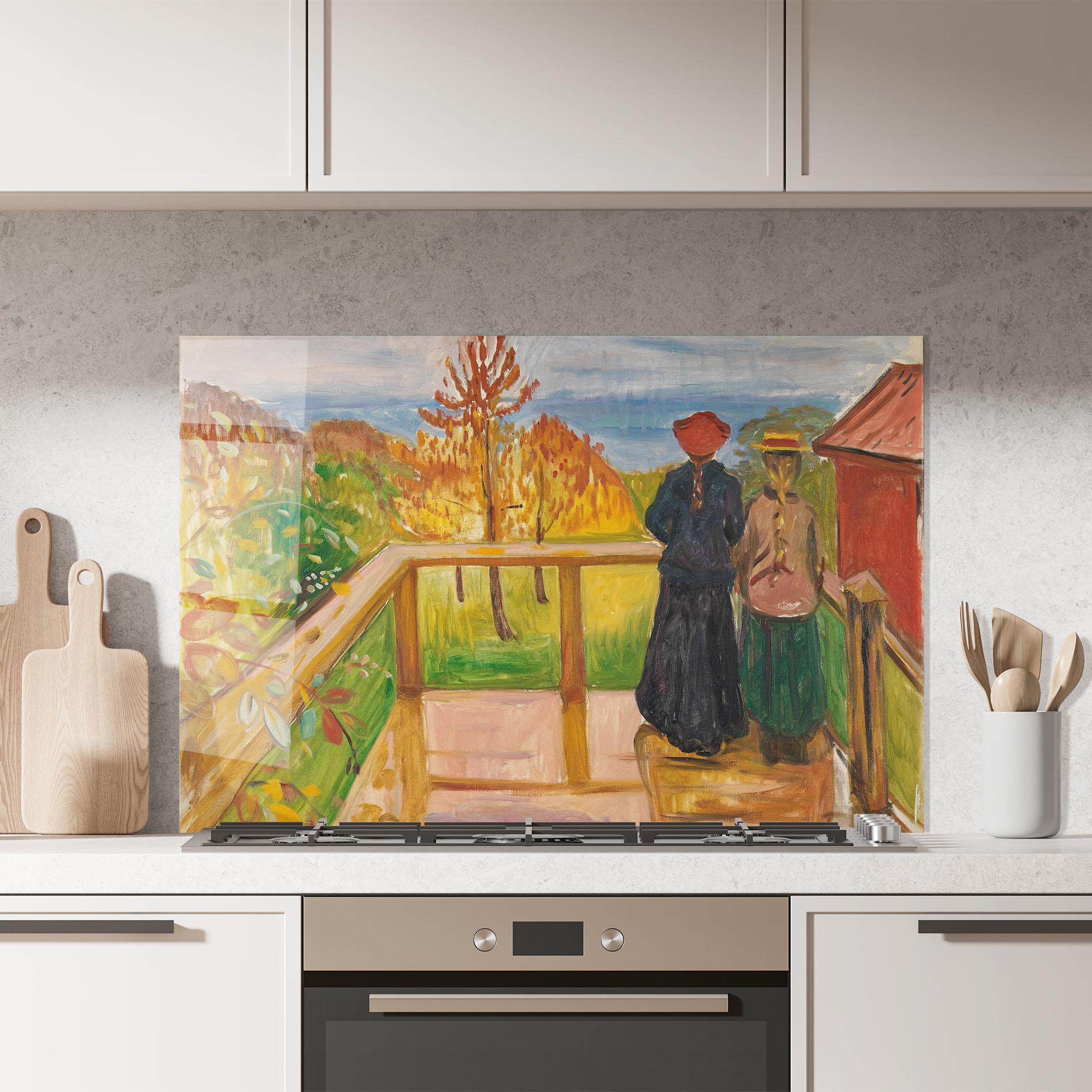 Panel Szklany do Kuchni On The Veranda mockup 7