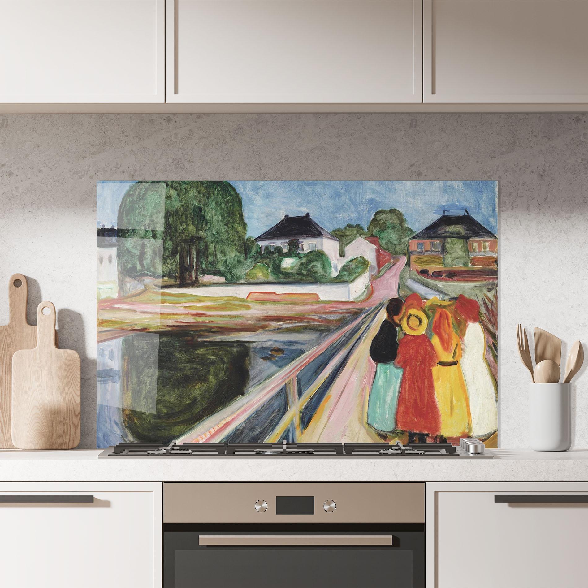 Panel Szklany do Kuchni Pikene Pa Broen mockup 7