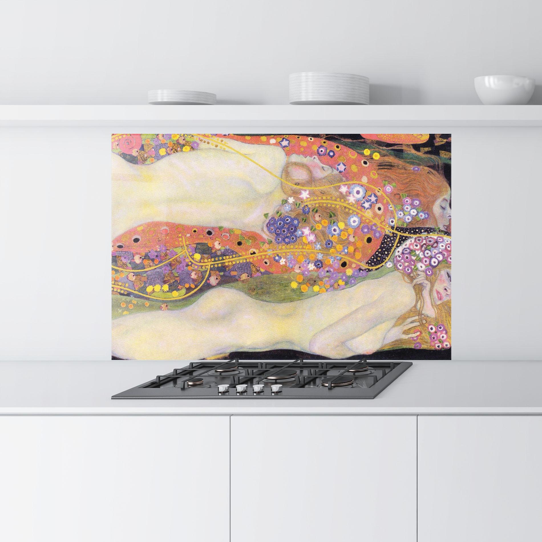 Panel Szklany do Kuchni Water Serpents Ii mockup 9