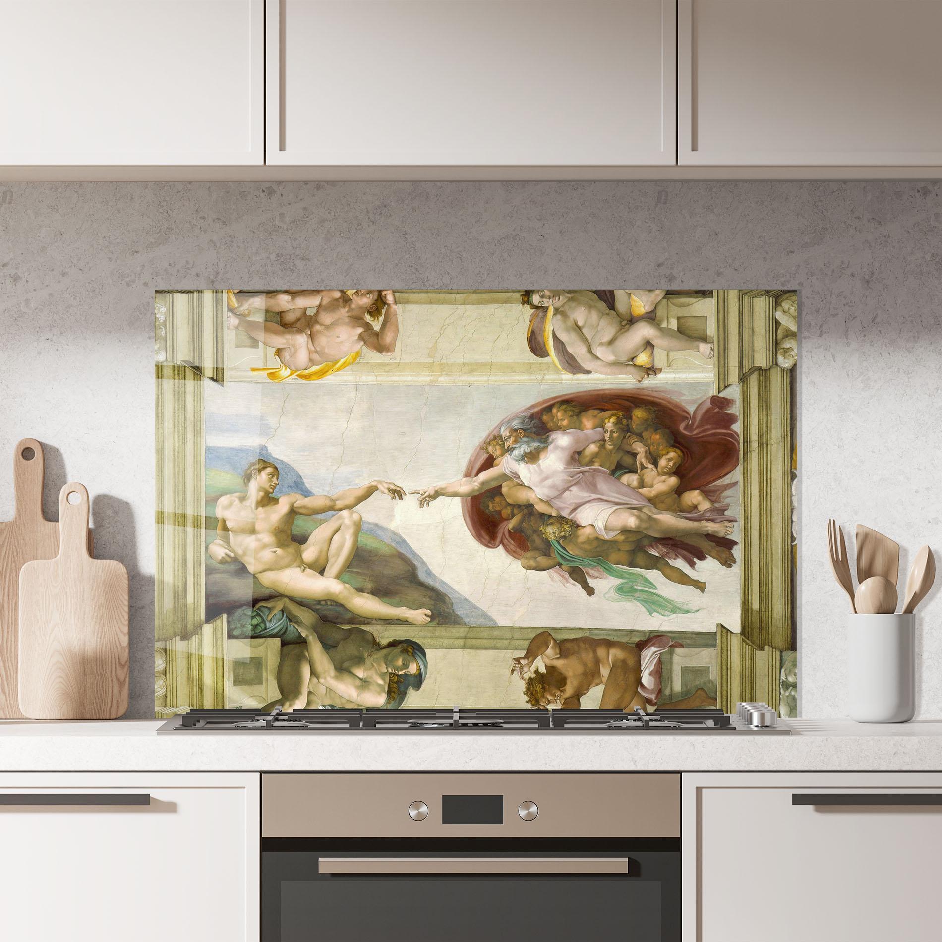 Panel Szklany do Kuchni Creacion De Adam mockup 7