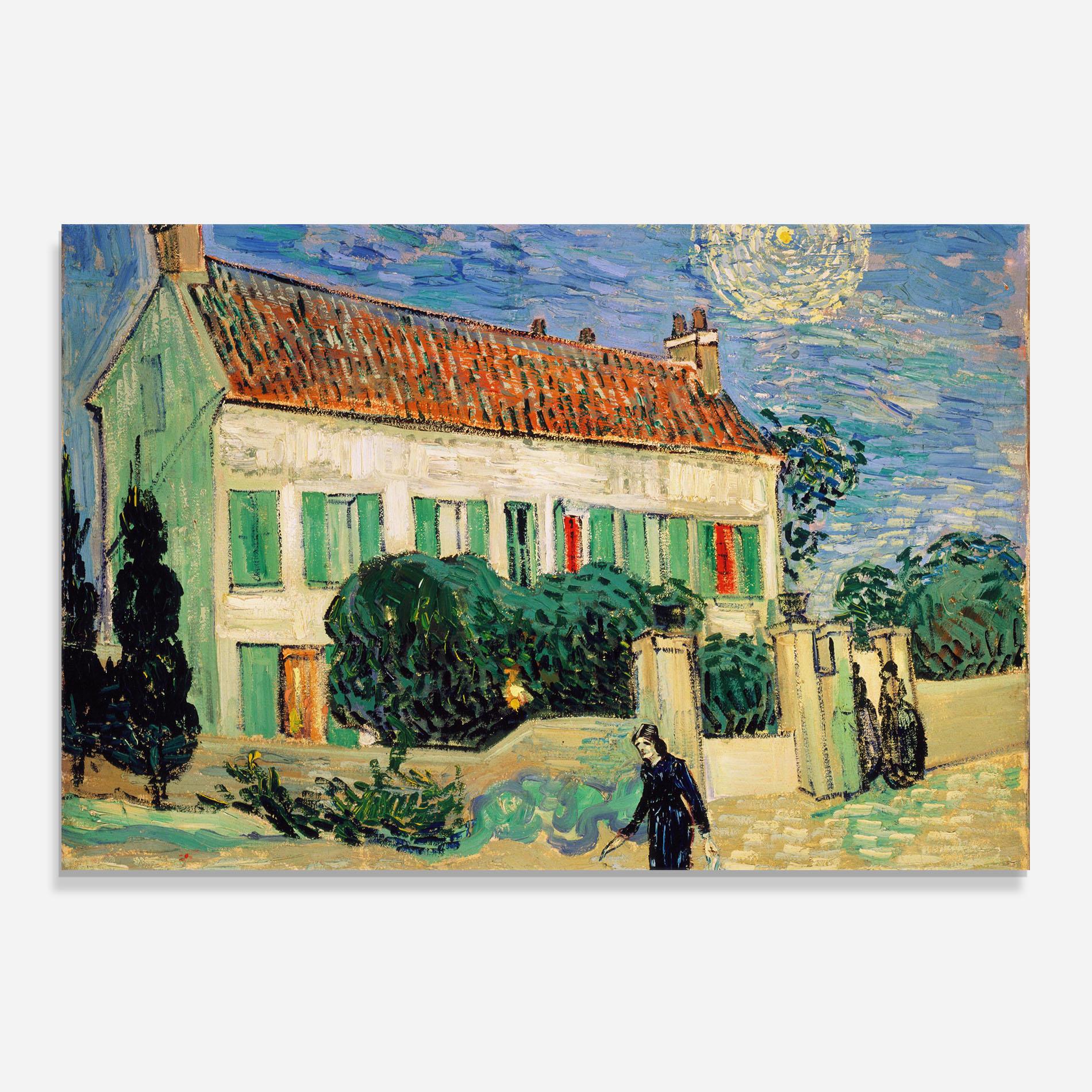 Panel Szklany do Kuchni White House Night mockup 0