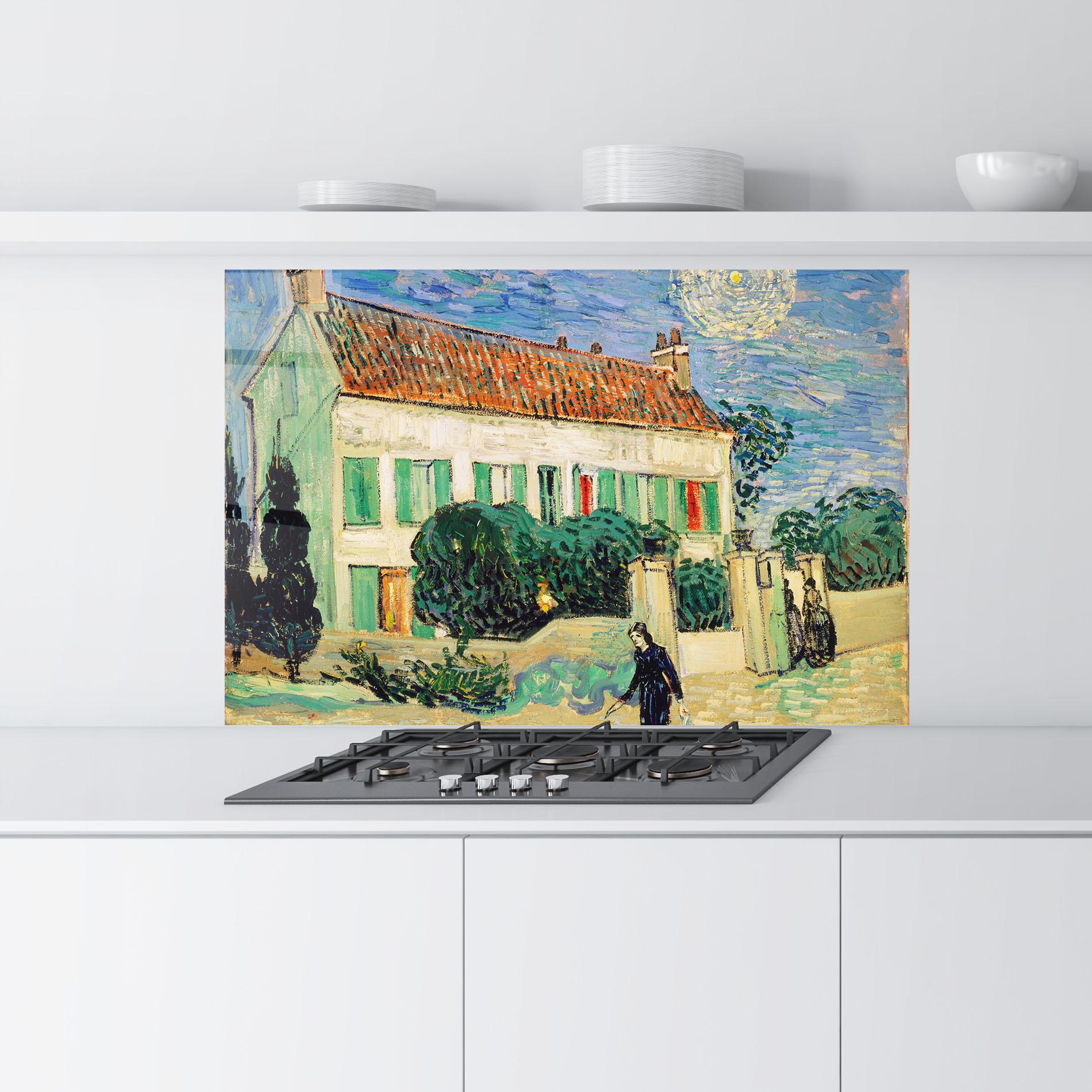 Panel Szklany do Kuchni White House Night mockup 9