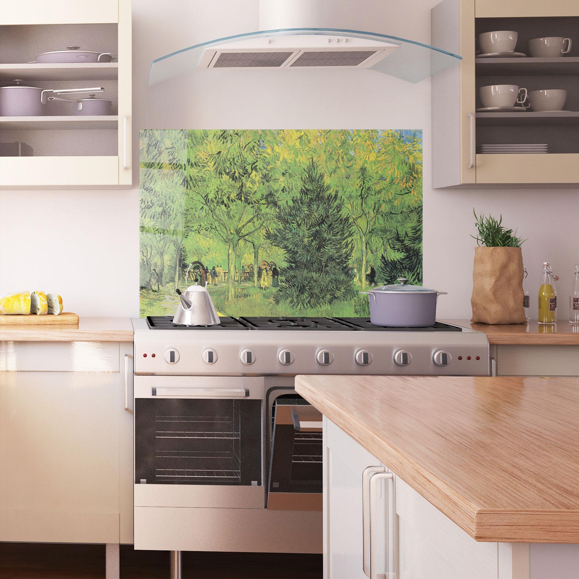 Panel Szklany do Kuchni Park Of Arles mockup 1